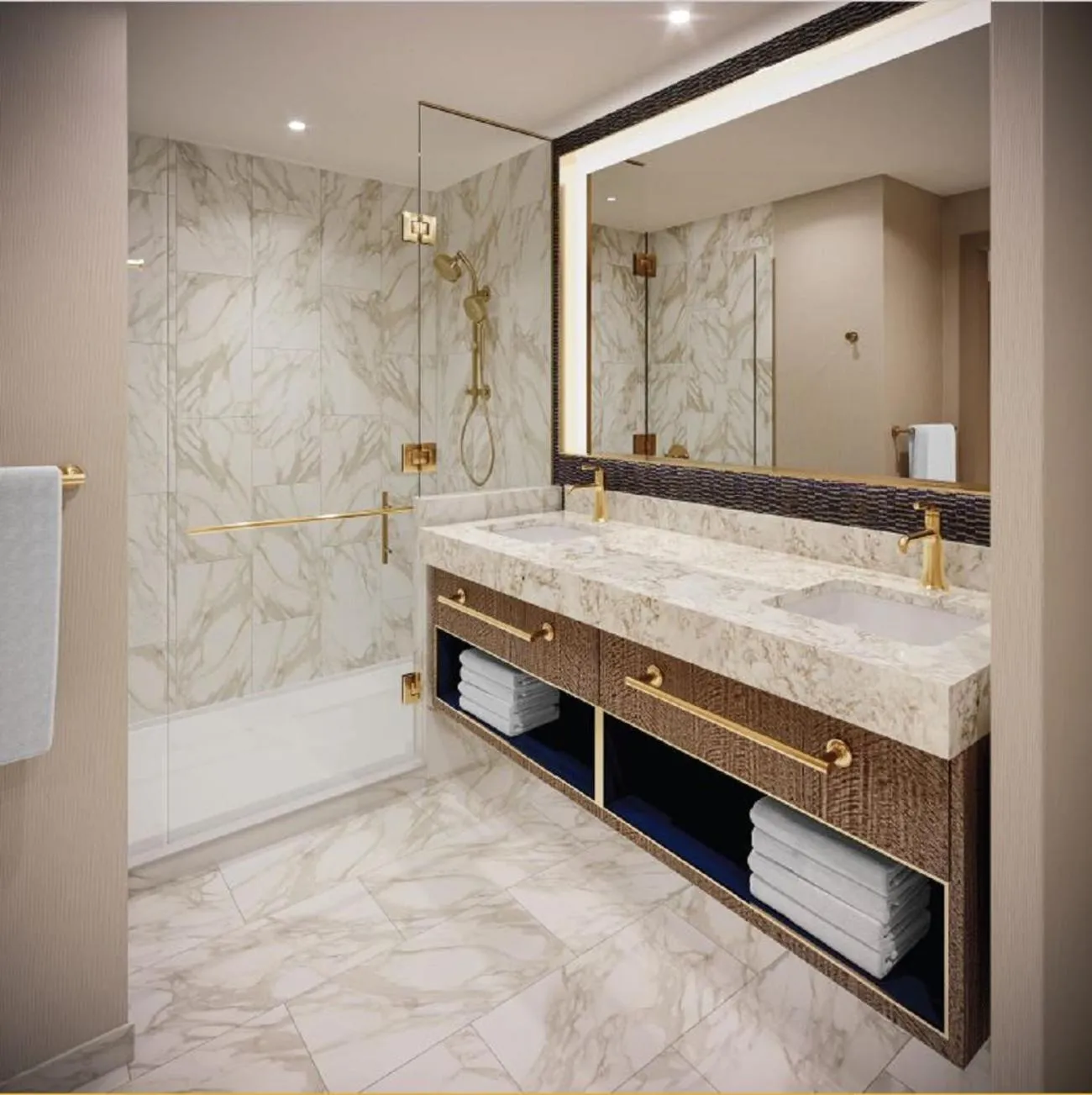 Shower in Hard Rock Hotel & Casino Bristol