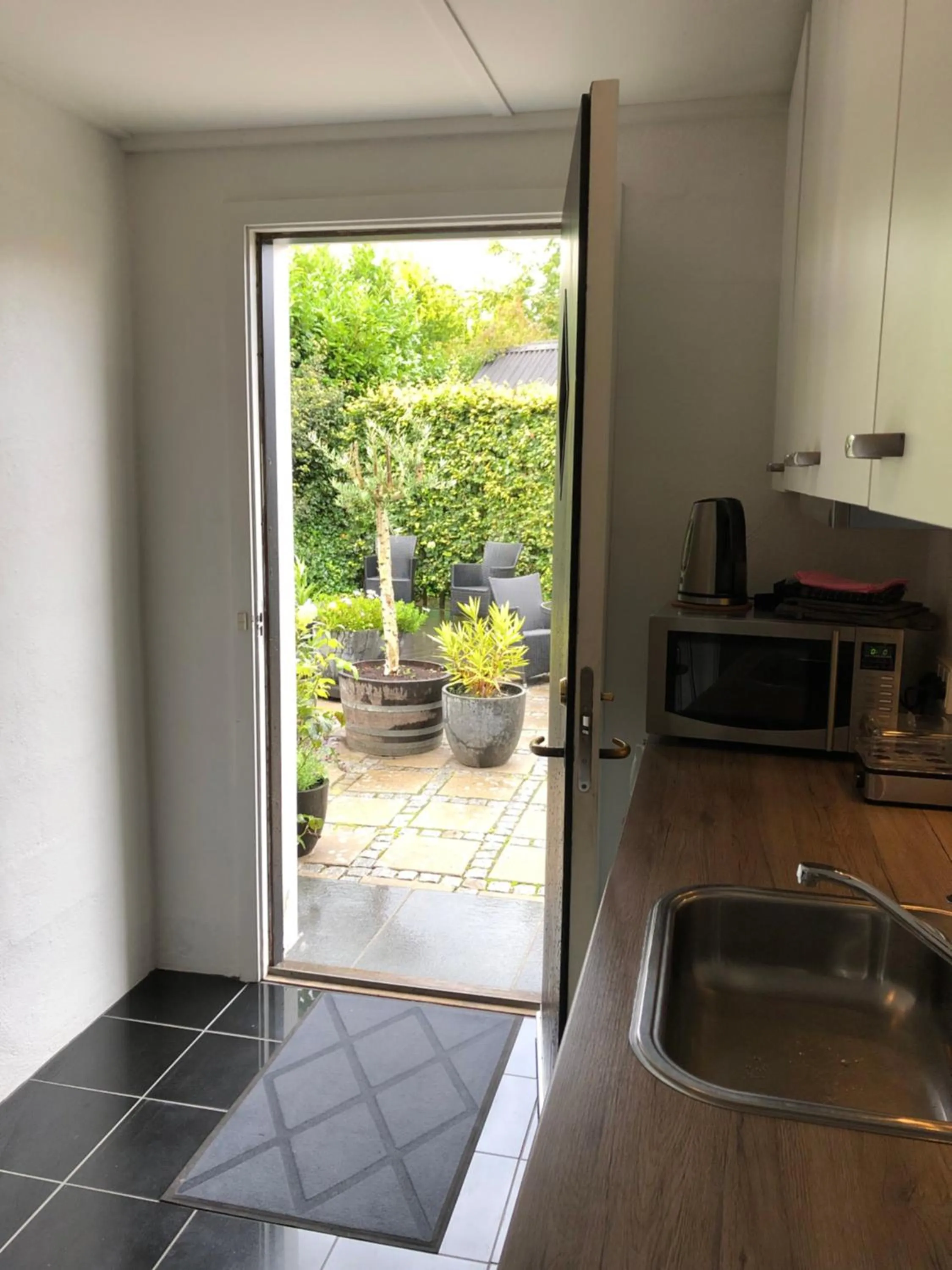 Communal kitchen in Helts B&B - Helts Guesthouse