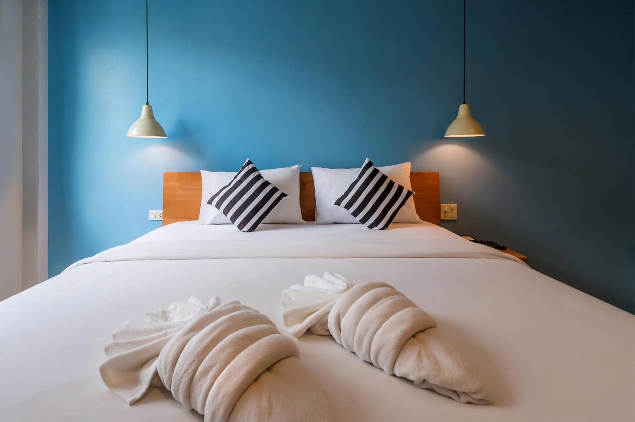 Bed in Tiya House Rooms & Cafe