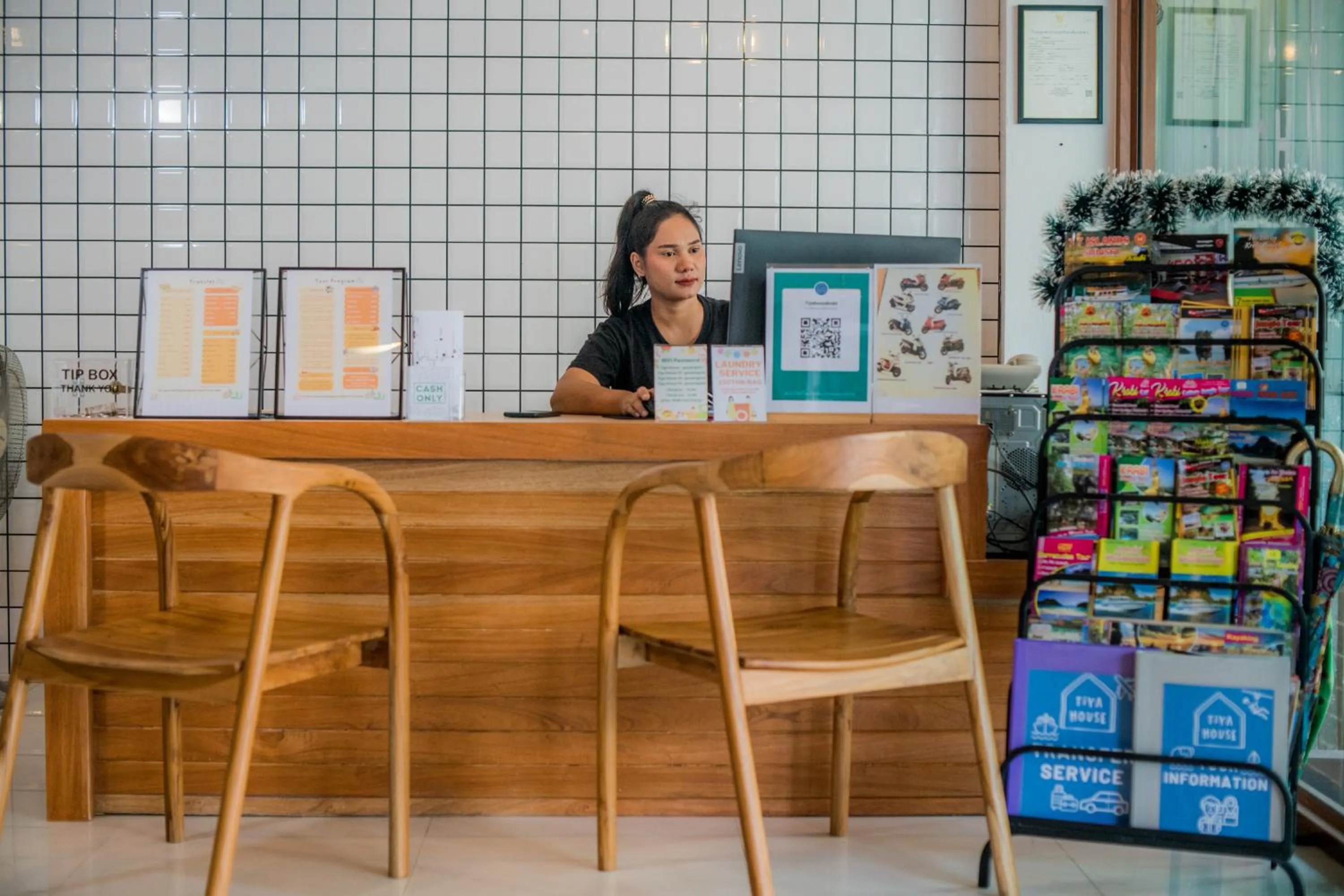 Lobby or reception in Tiya House Rooms & Cafe