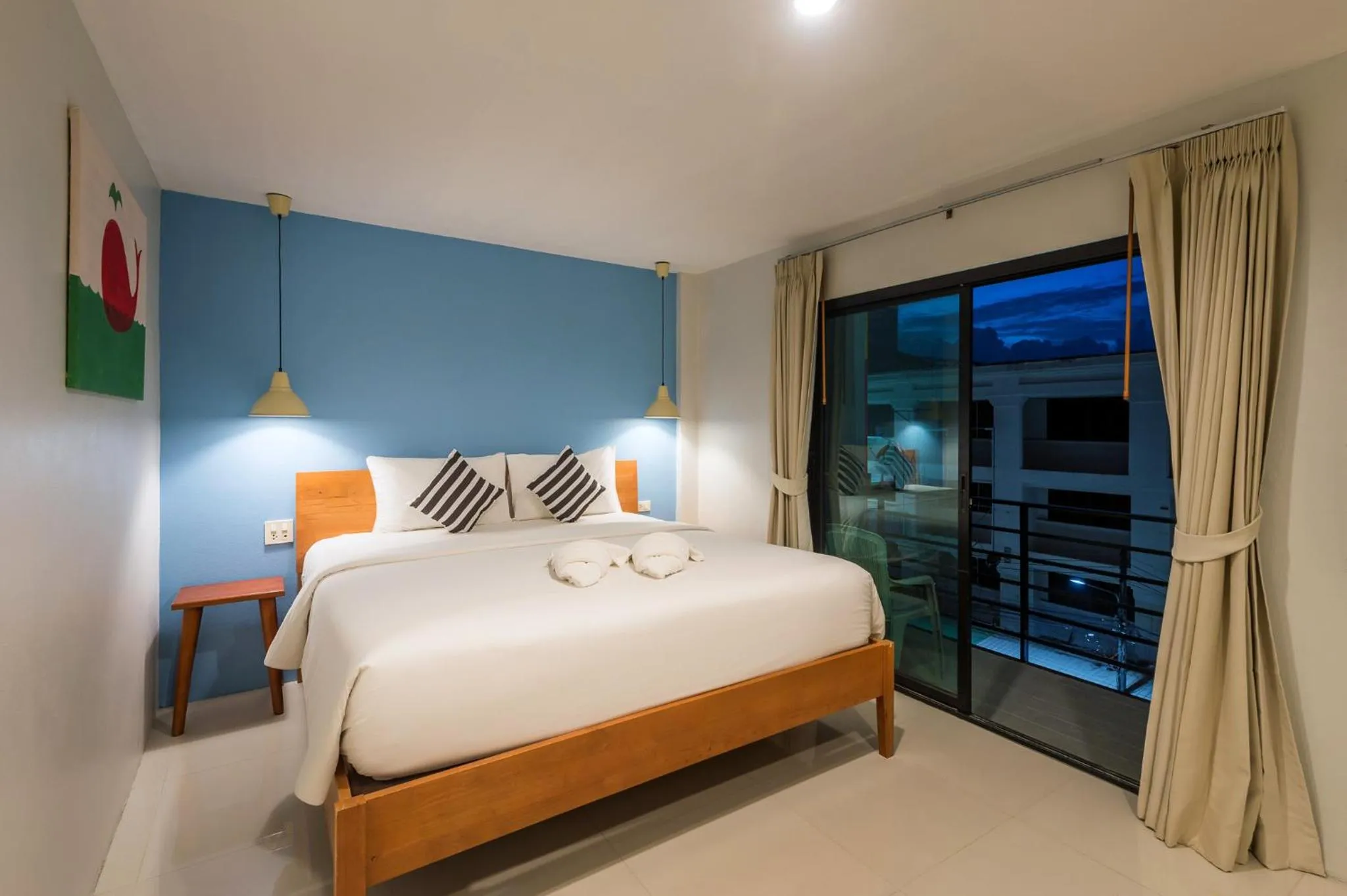 Balcony/Terrace, Bed in Tiya House Rooms & Cafe