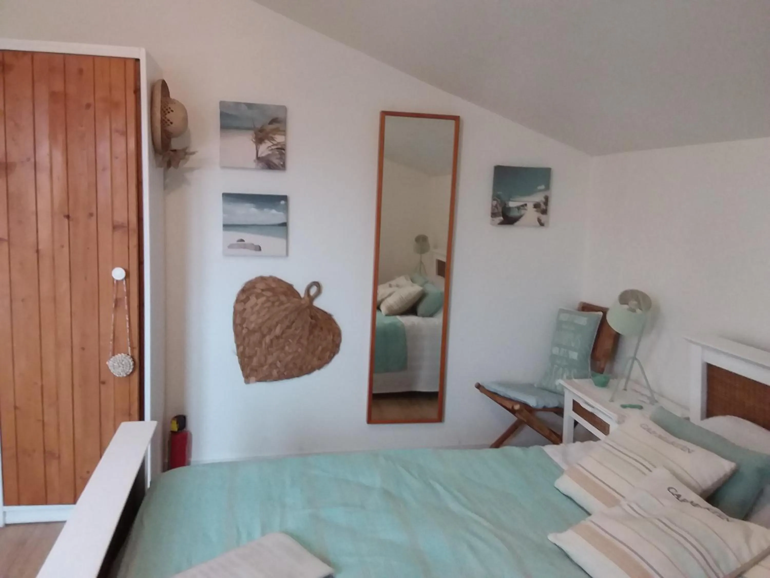 Bed in Villa Saint Barth