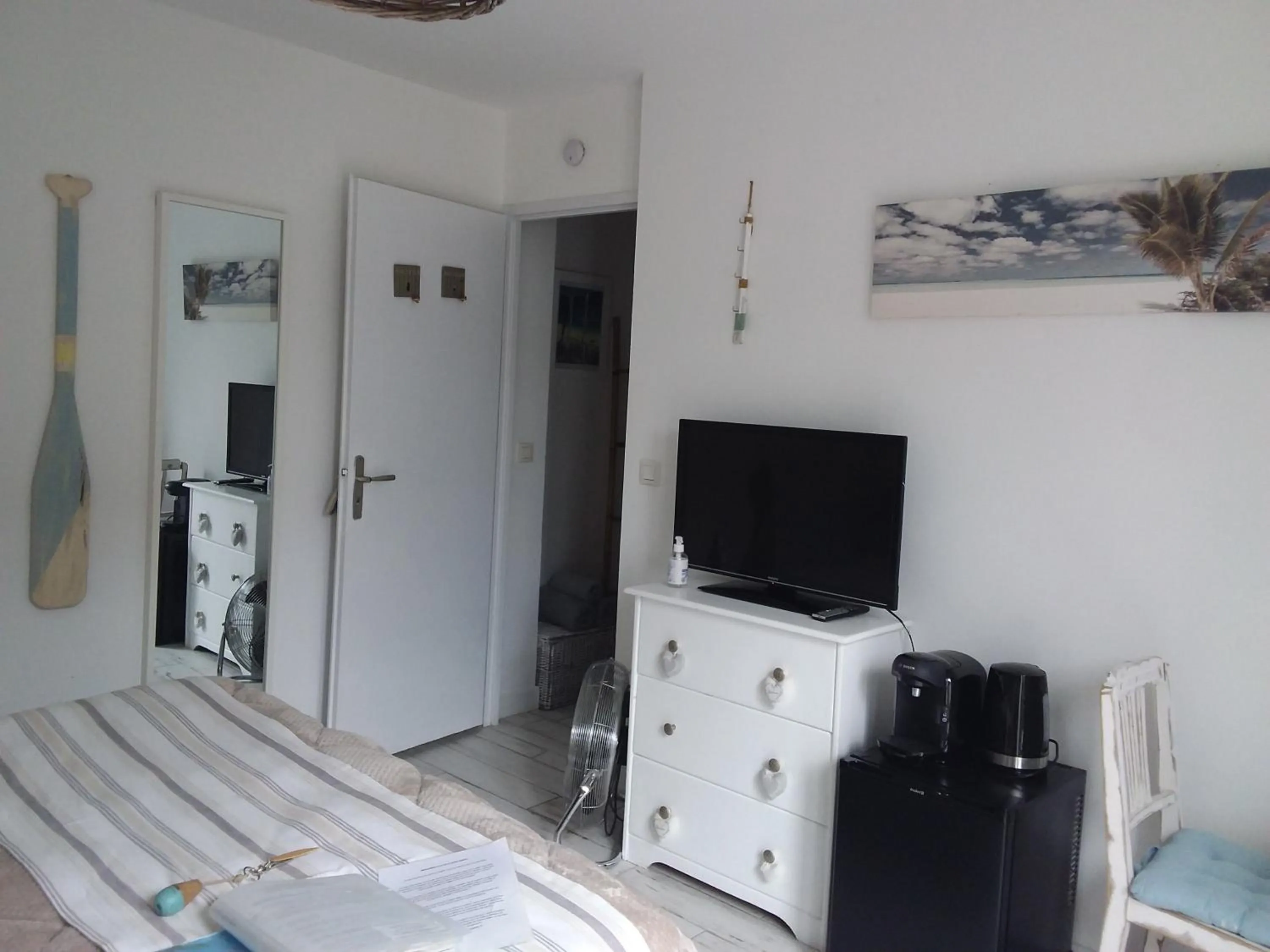 Bed in Villa Saint Barth