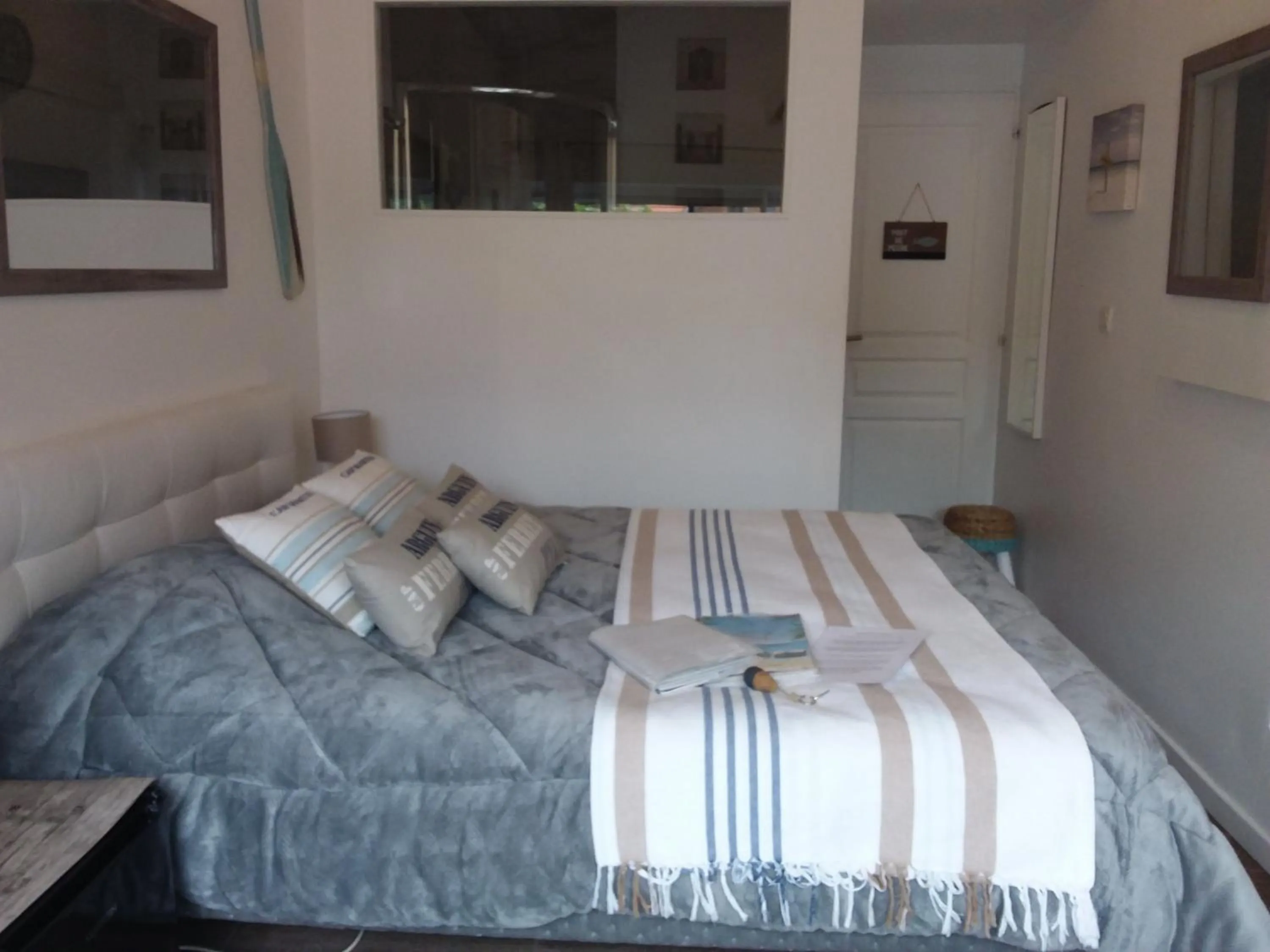 Bed in Villa Saint Barth