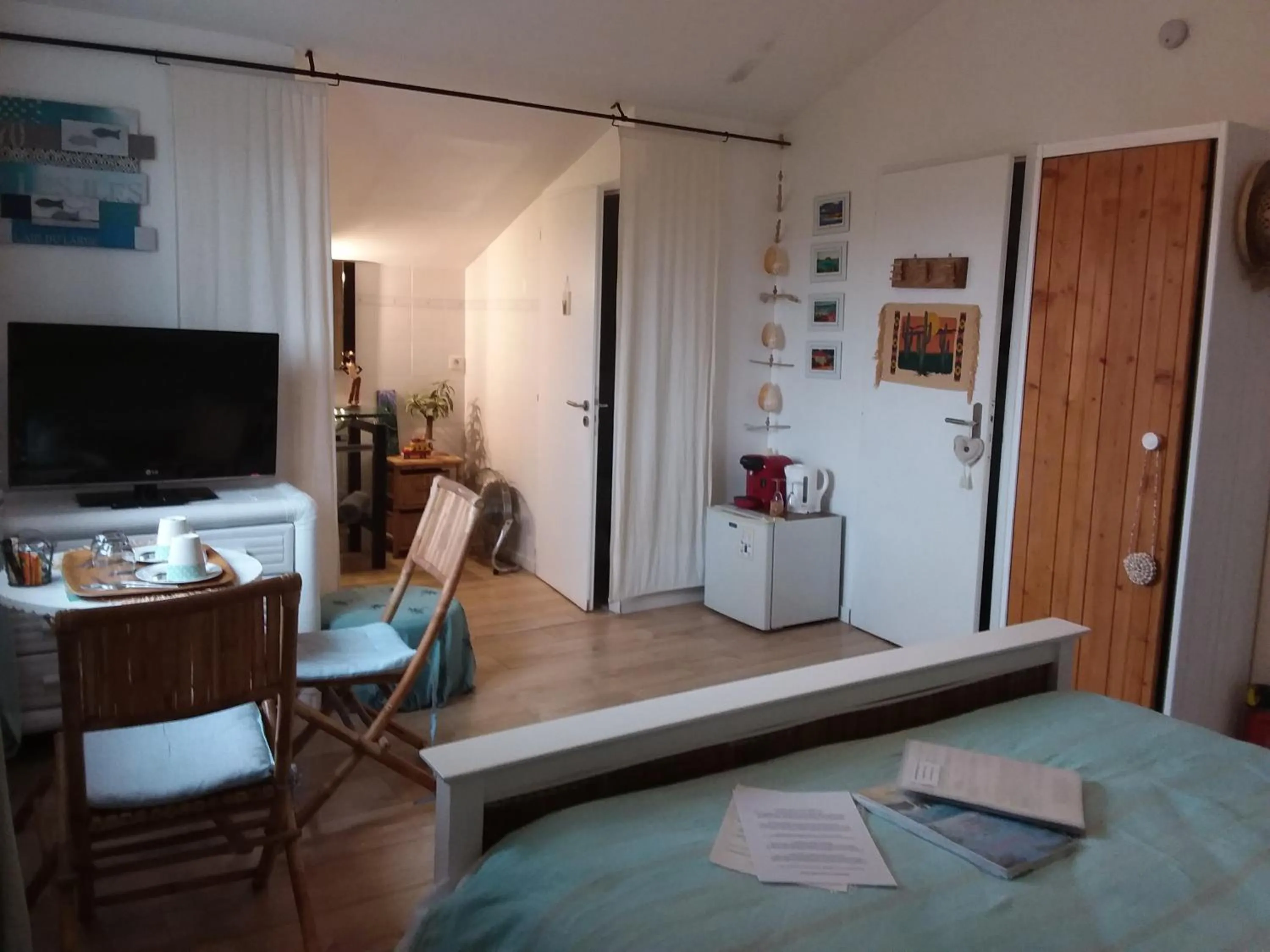 Bed in Villa Saint Barth