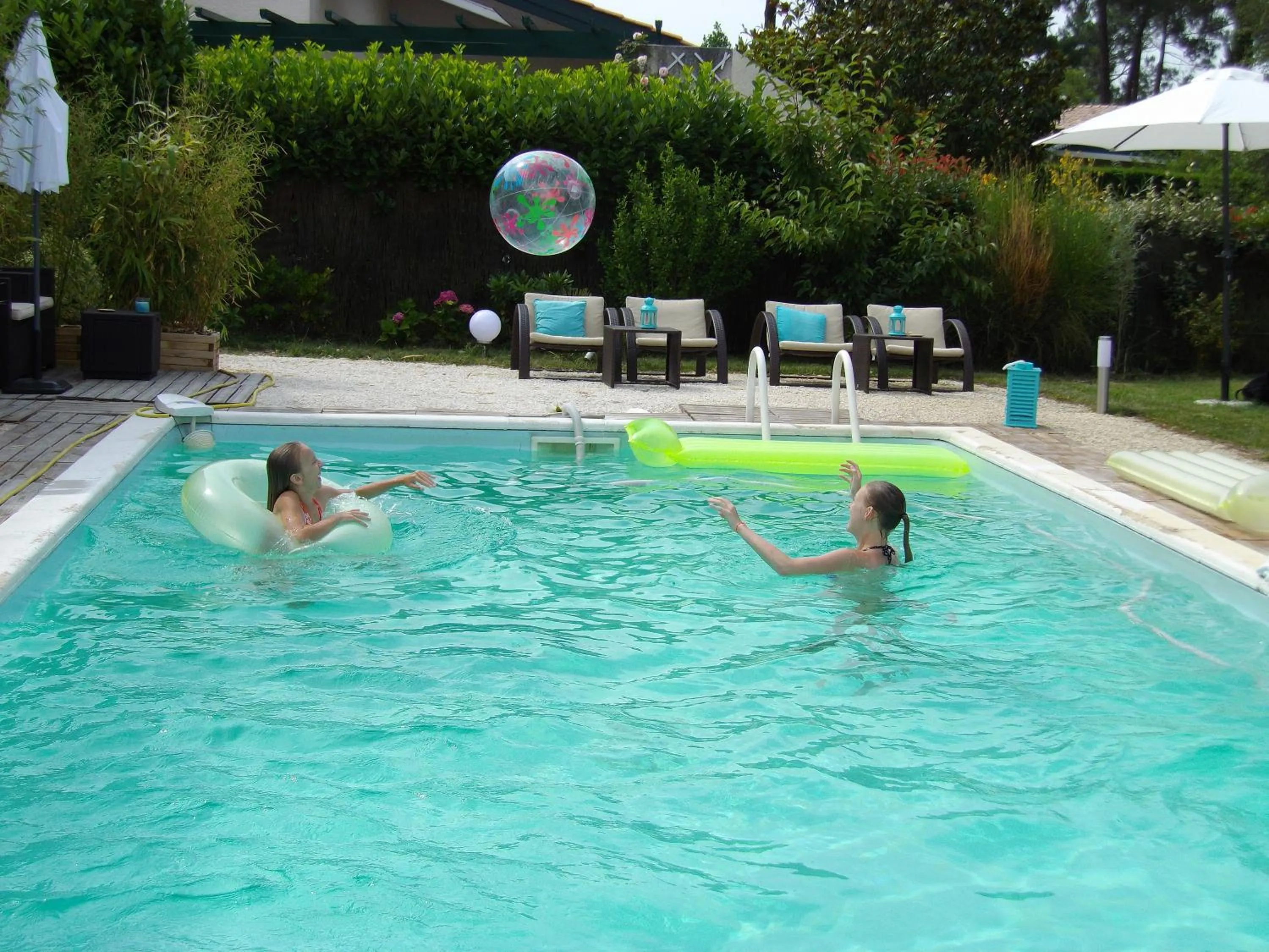Pool view in Villa Saint Barth