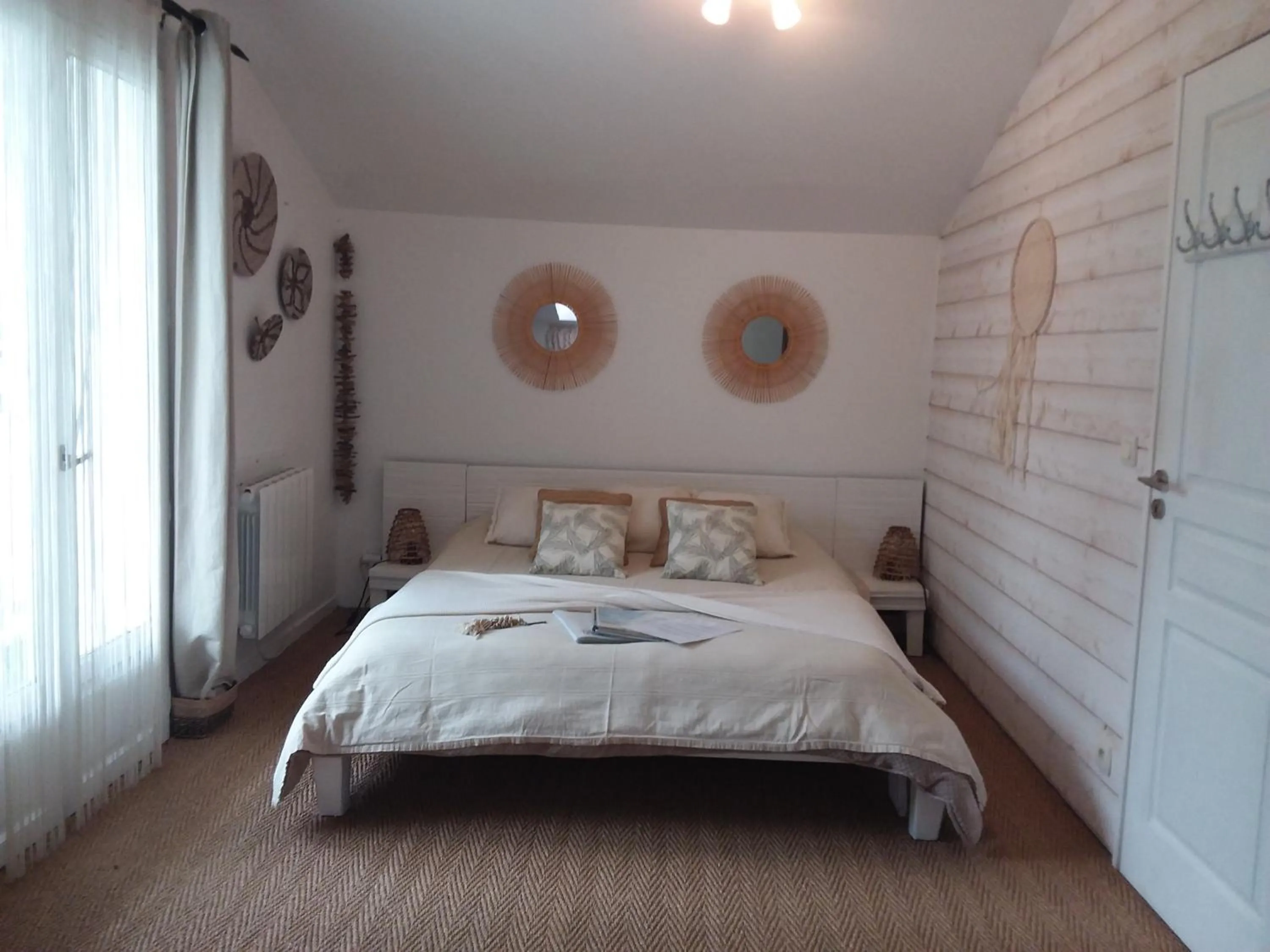 Bed in Villa Saint Barth