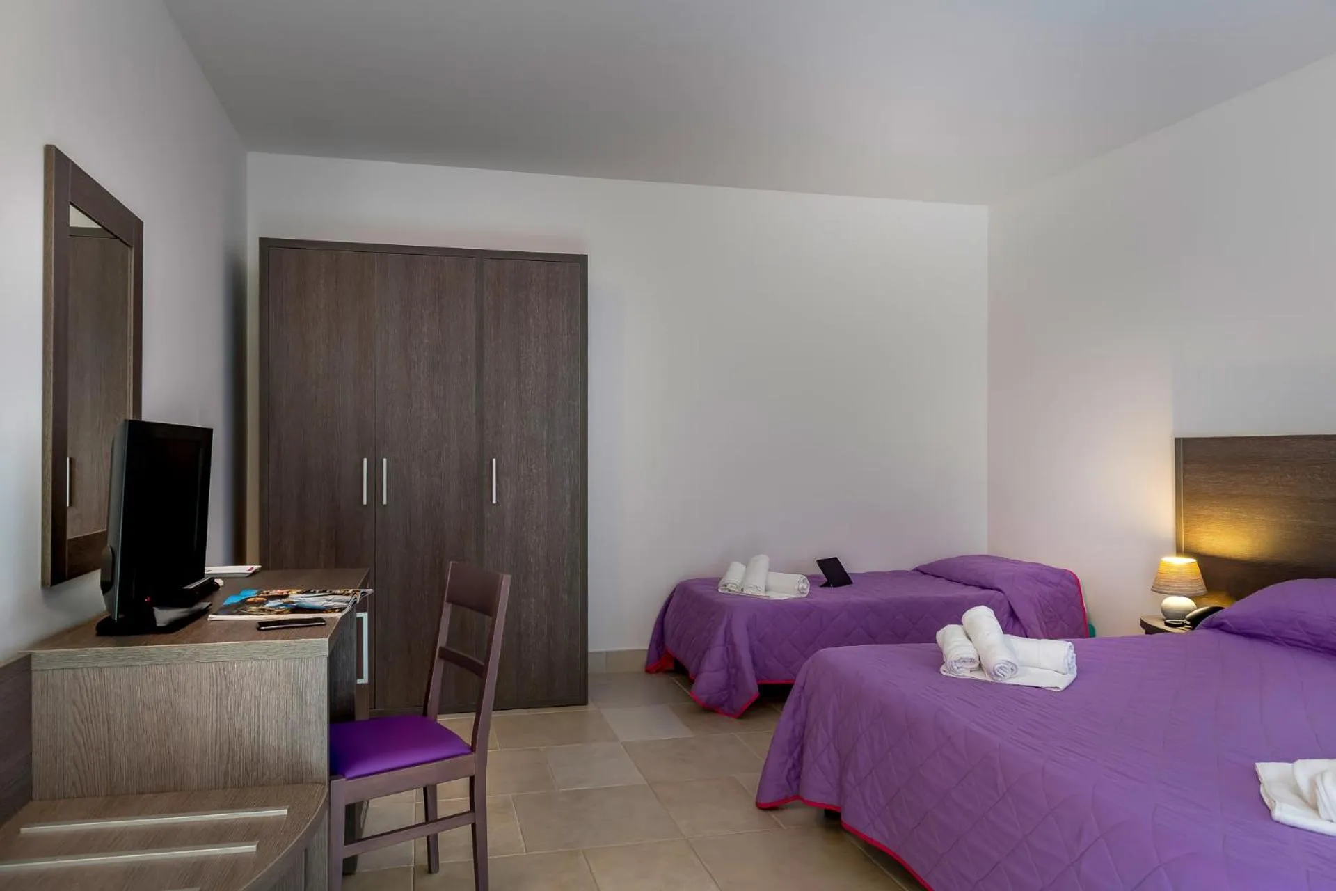 Bedroom, Bed in Hotel Villaggio Stromboli