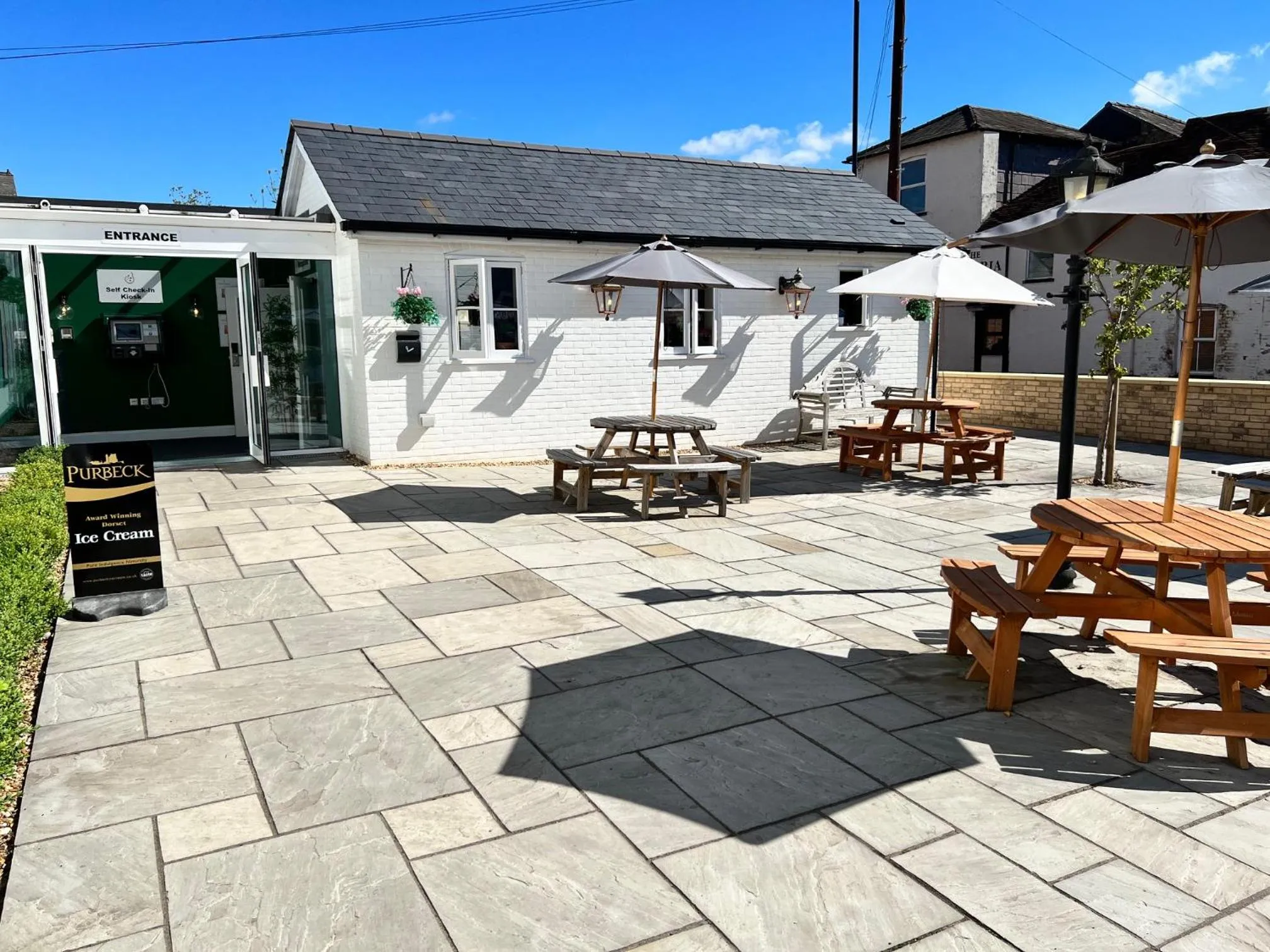 Patio in Peartree Serviced Apartments