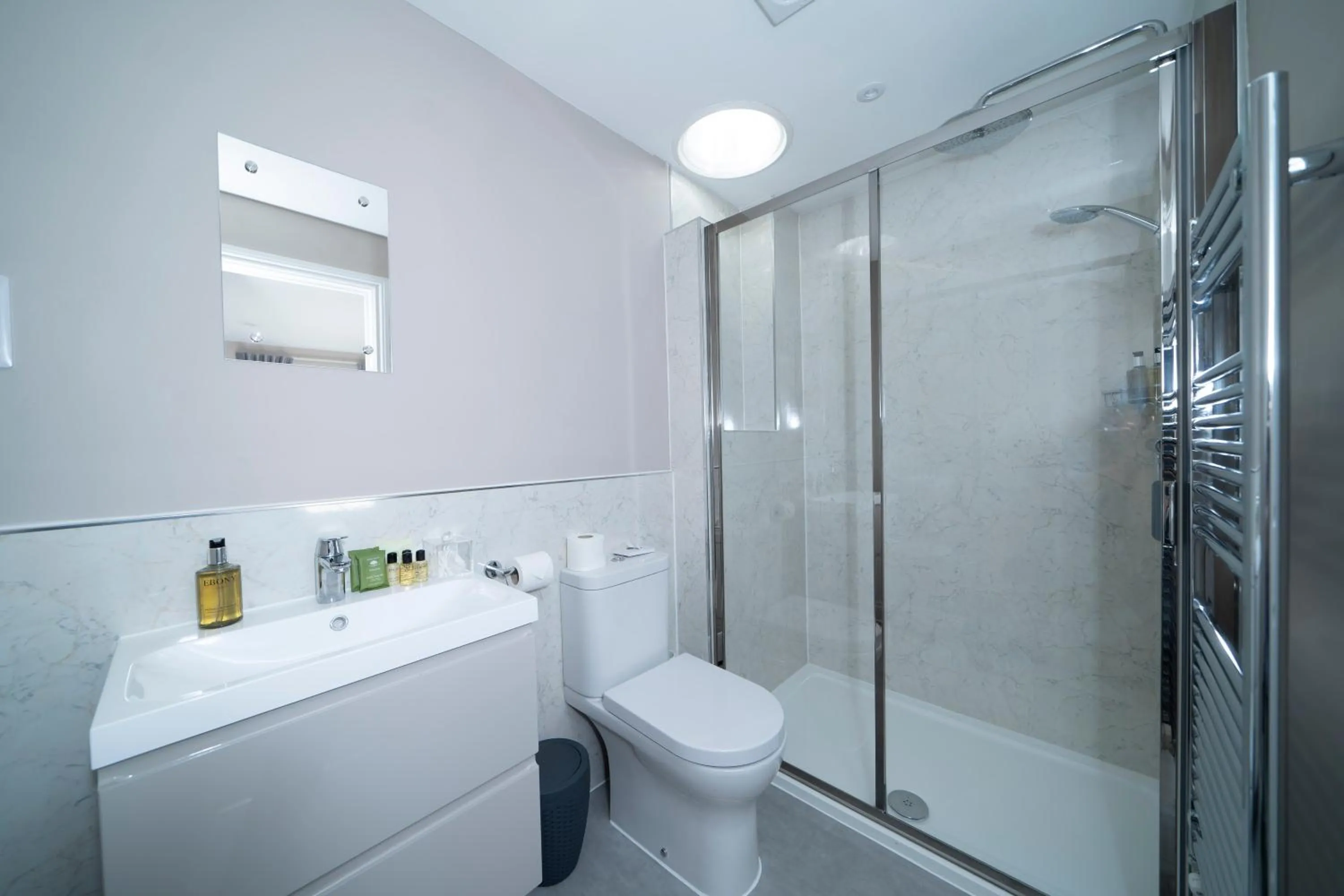 Bathroom in Peartree Serviced Apartments