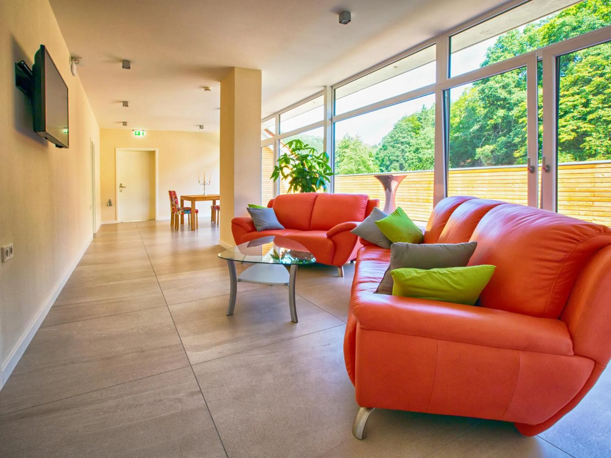 Seating area in Landhotel Weihermühle