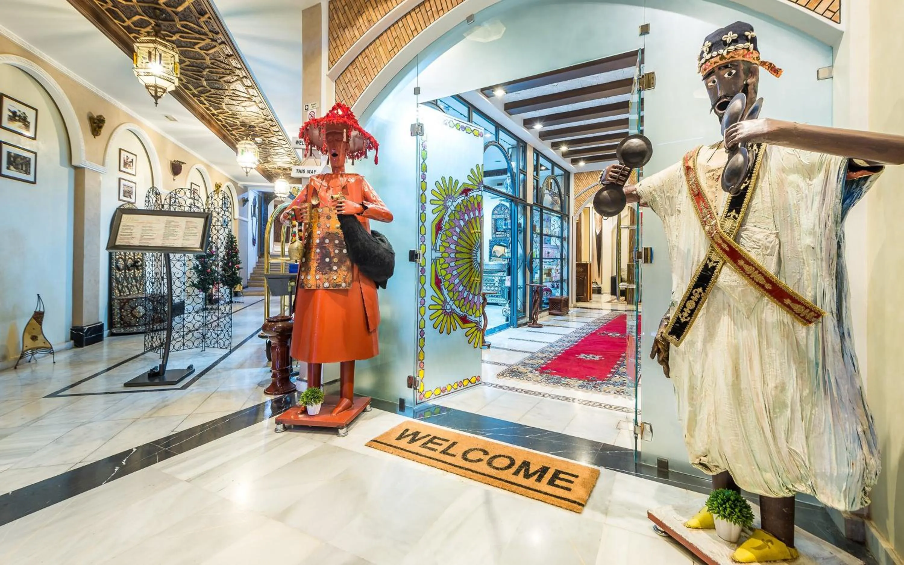 Lobby or reception in Hotel & Ryad Art Place Marrakech
