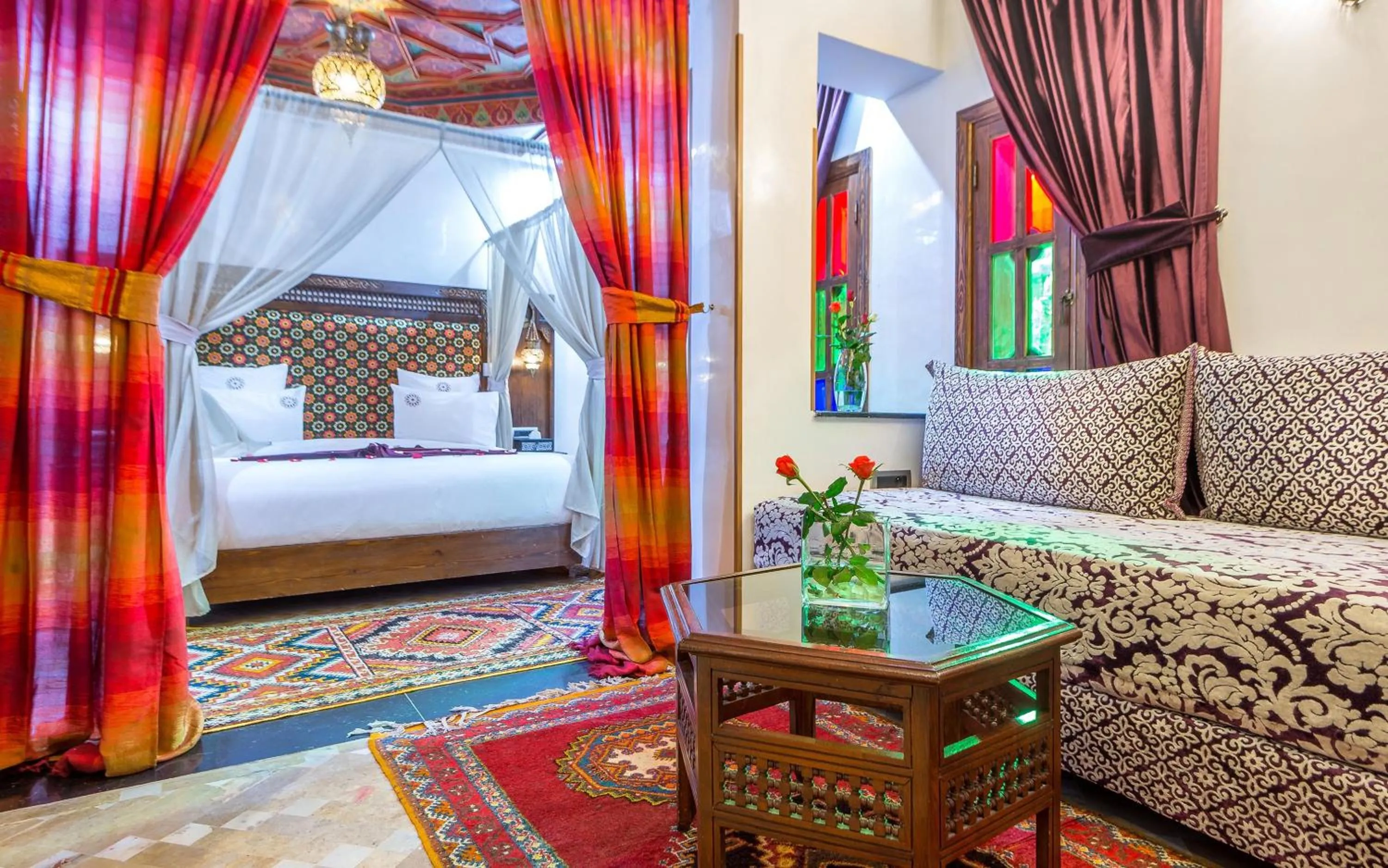 Photo of the whole room, Bed in Hotel & Ryad Art Place Marrakech
