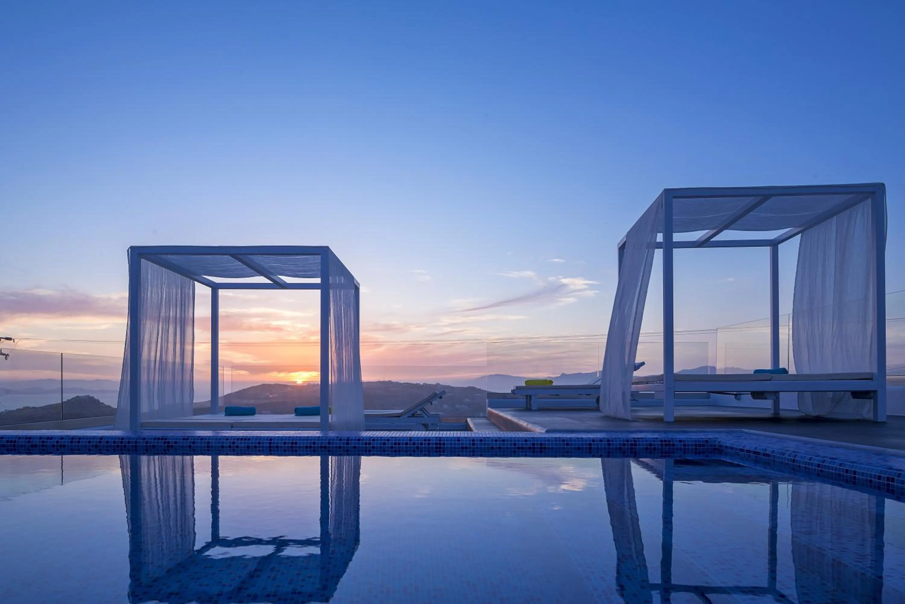 Swimming pool in Colours of Mykonos Luxury Residences & Suites