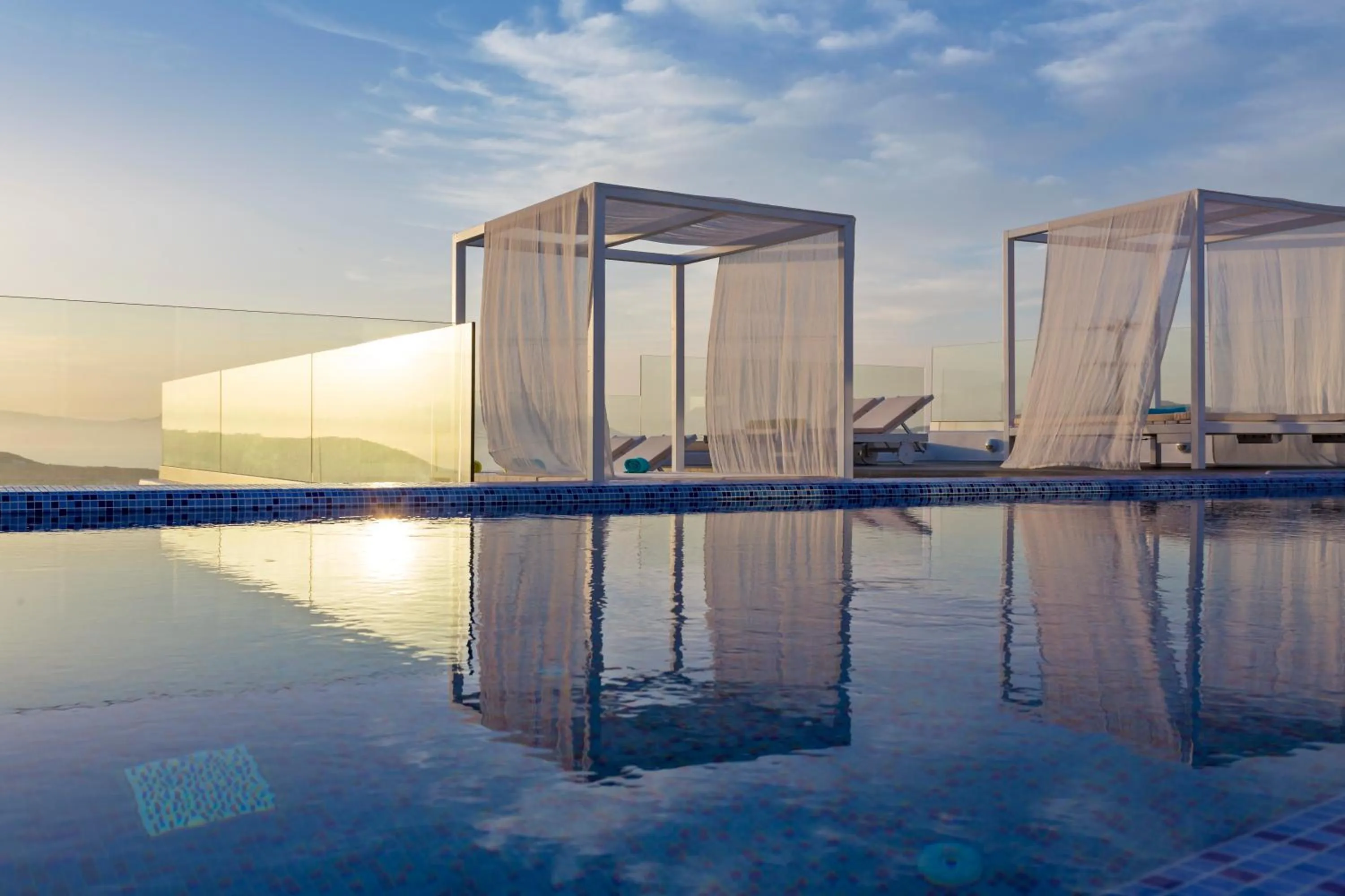 Swimming pool in Colours of Mykonos Luxury Residences & Suites