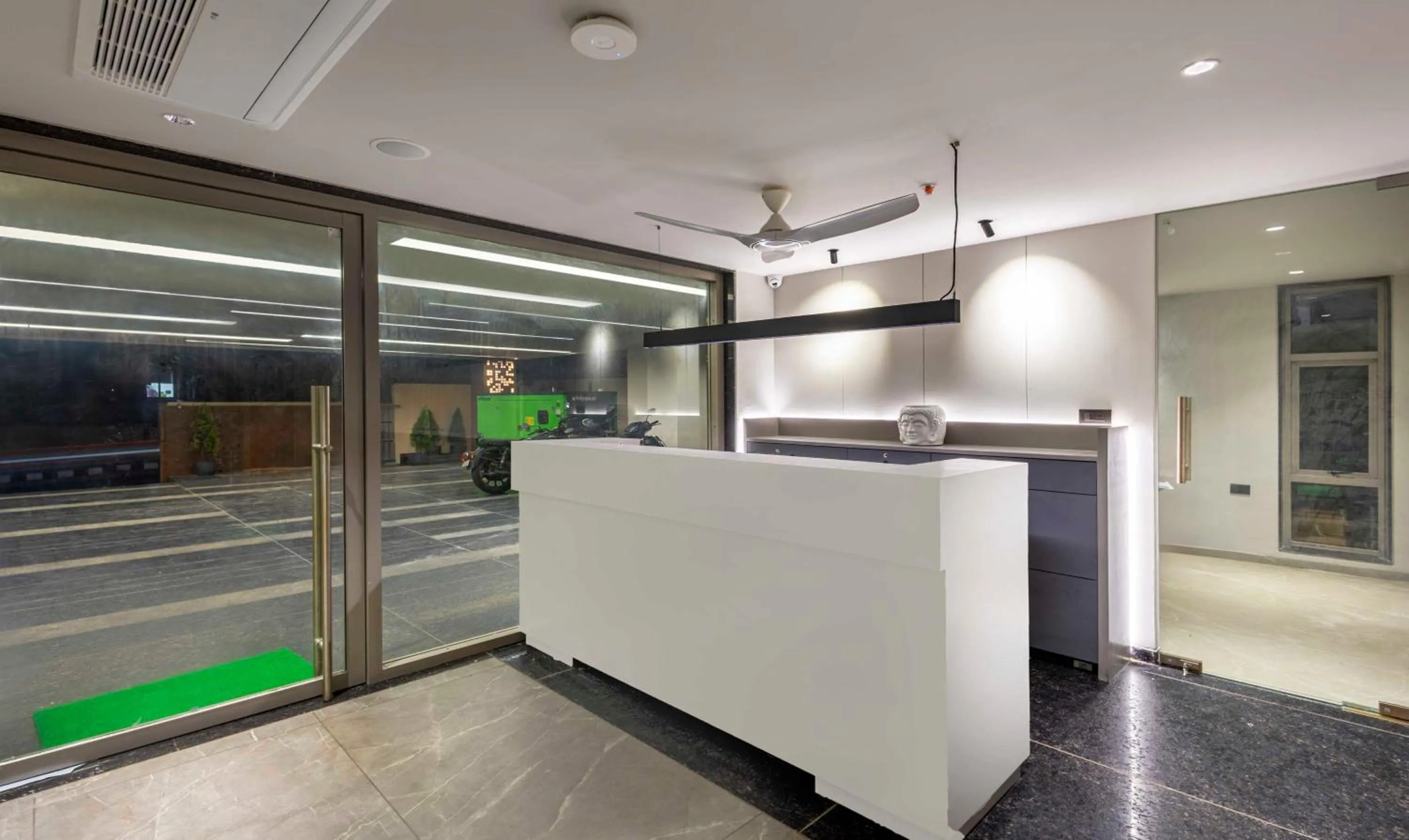 Lobby or reception in Treebo Premium Lalitha, RK Beach