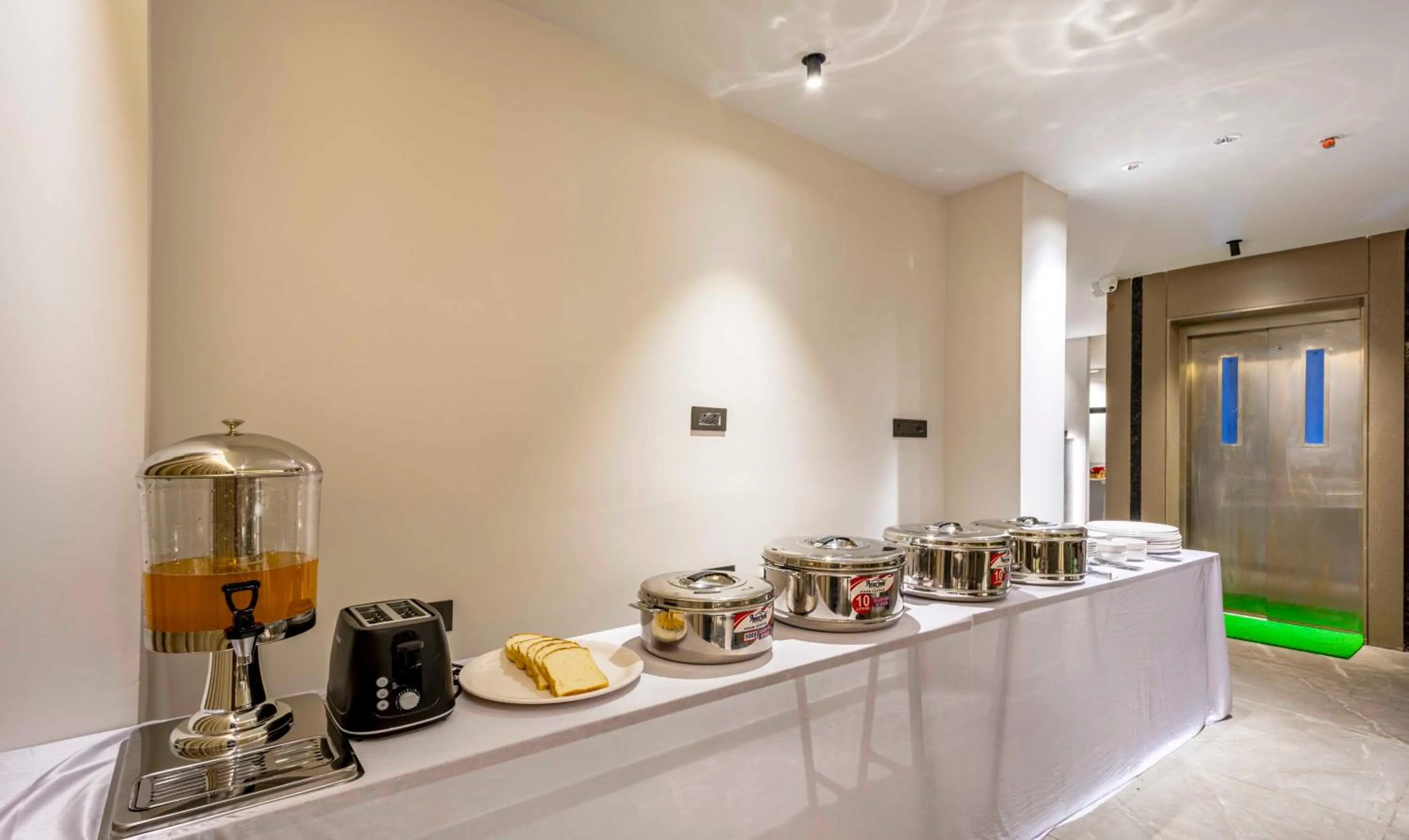 Dining area in Treebo Premium Lalitha, RK Beach