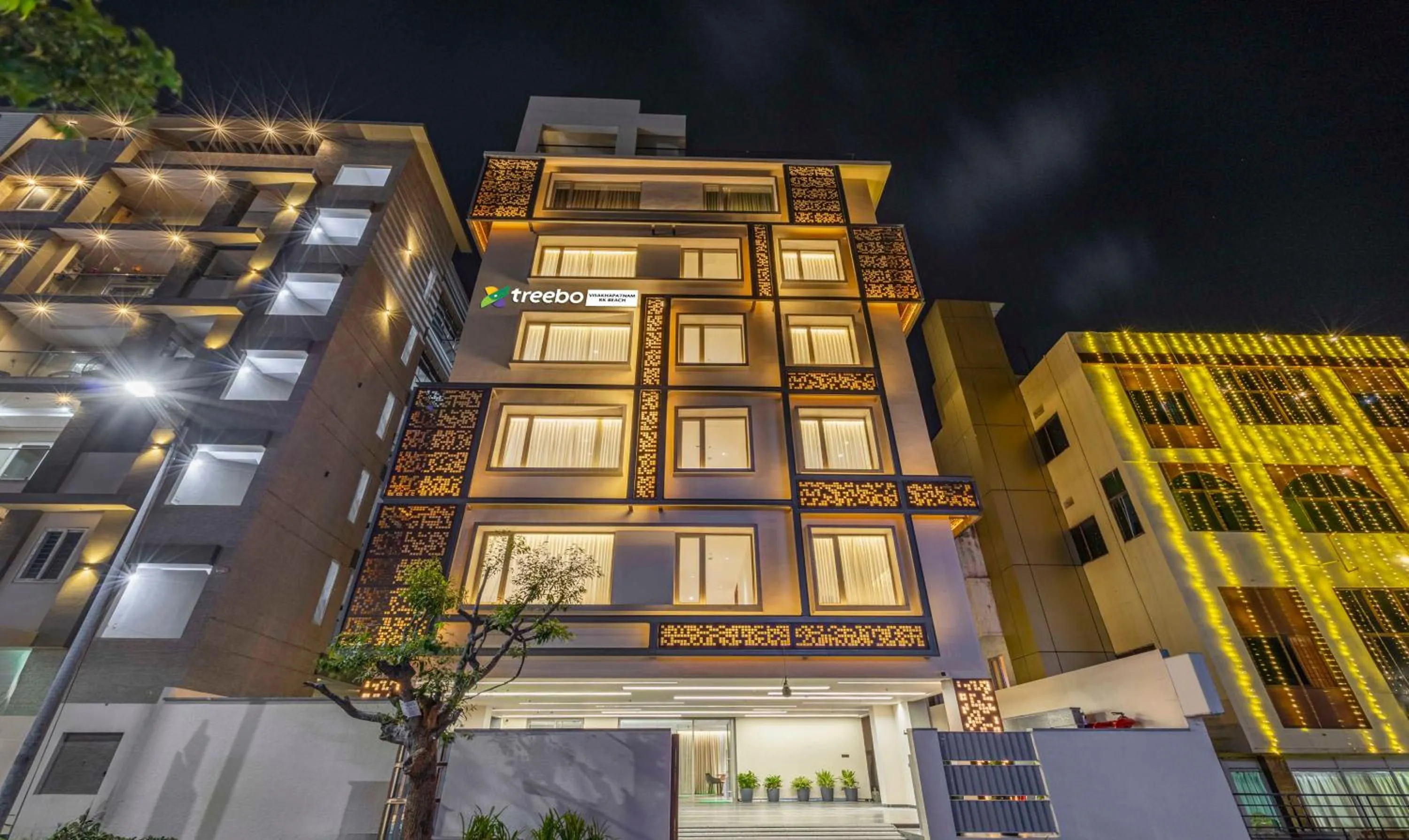 Property building in Treebo Premium Lalitha, RK Beach