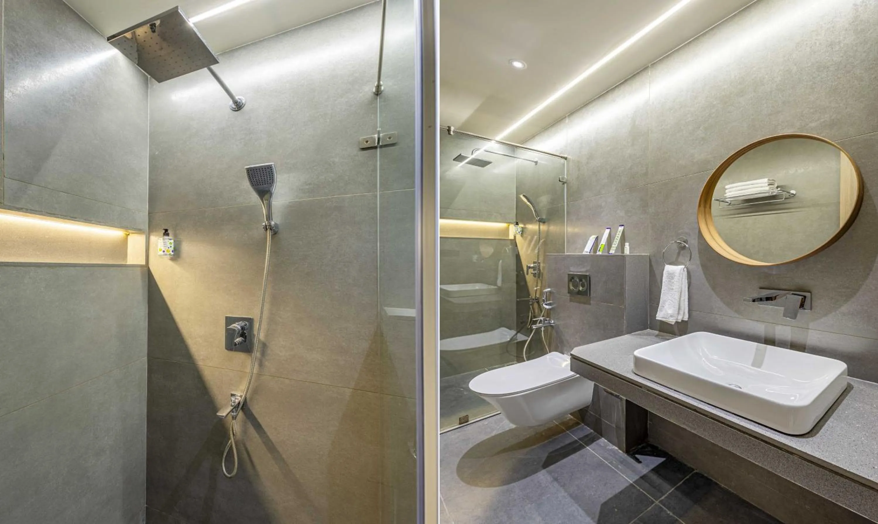 Bathroom in Treebo Premium Lalitha, RK Beach