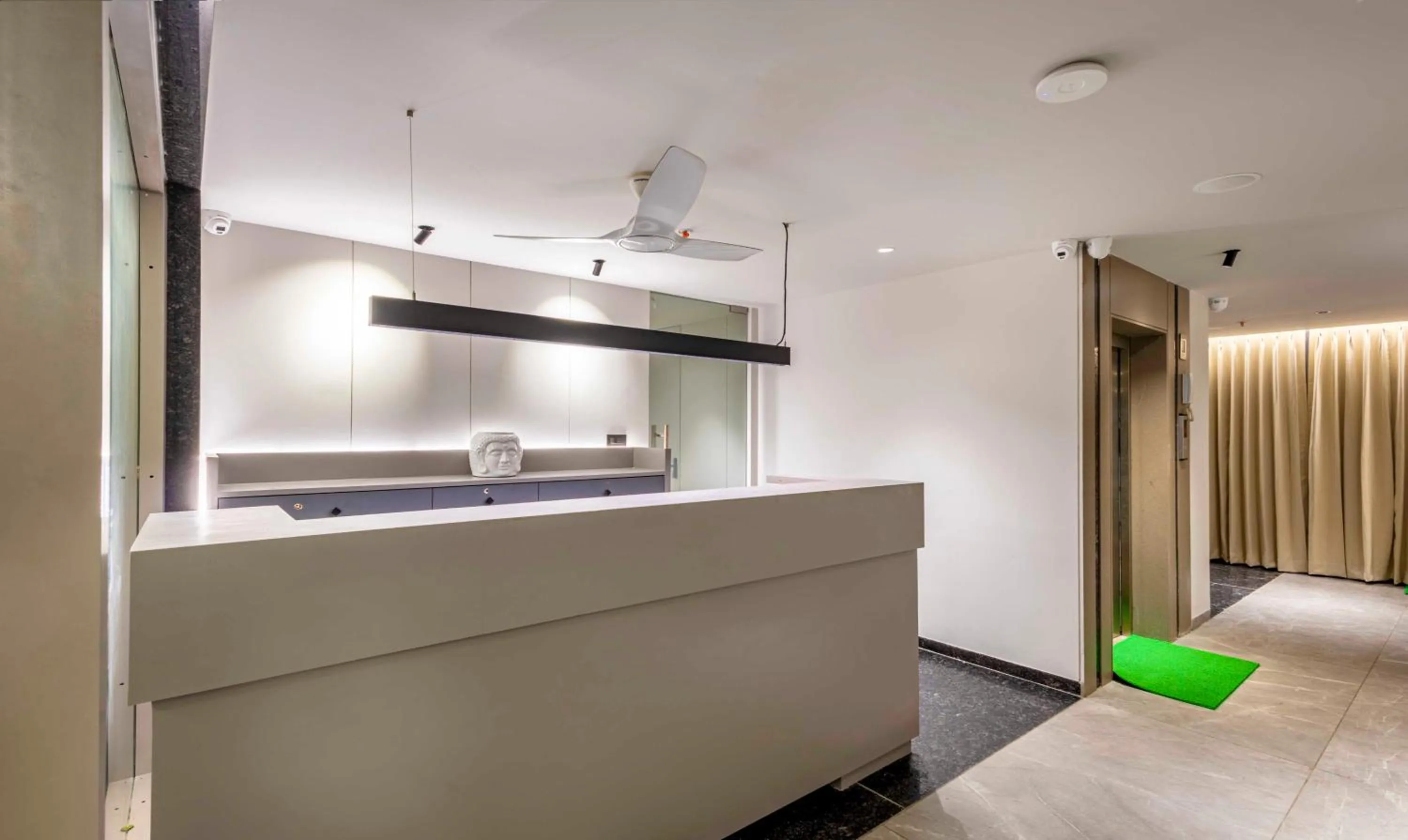 Lobby or reception in Treebo Premium Lalitha, RK Beach