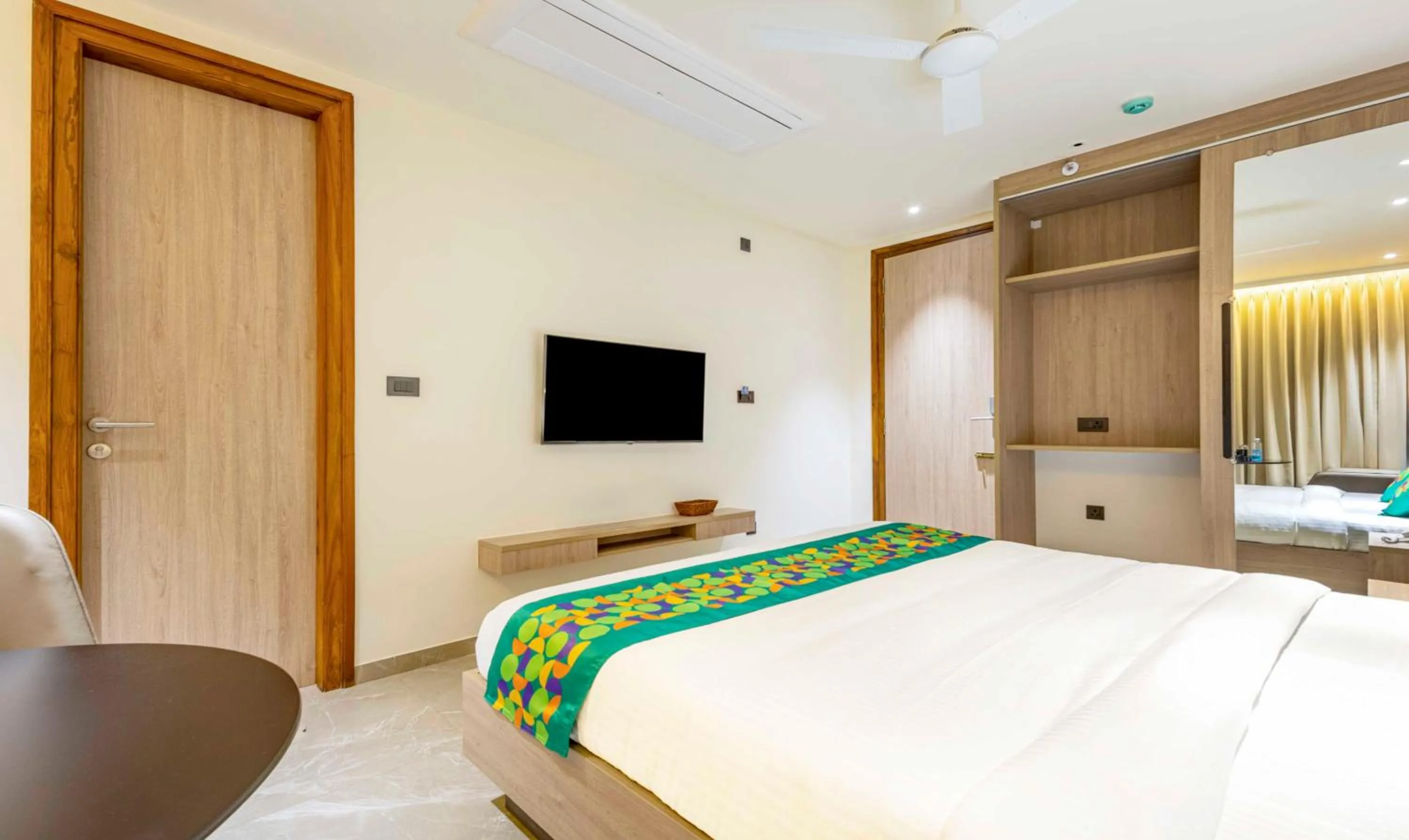 Bedroom, Bed in Treebo Premium Lalitha, RK Beach