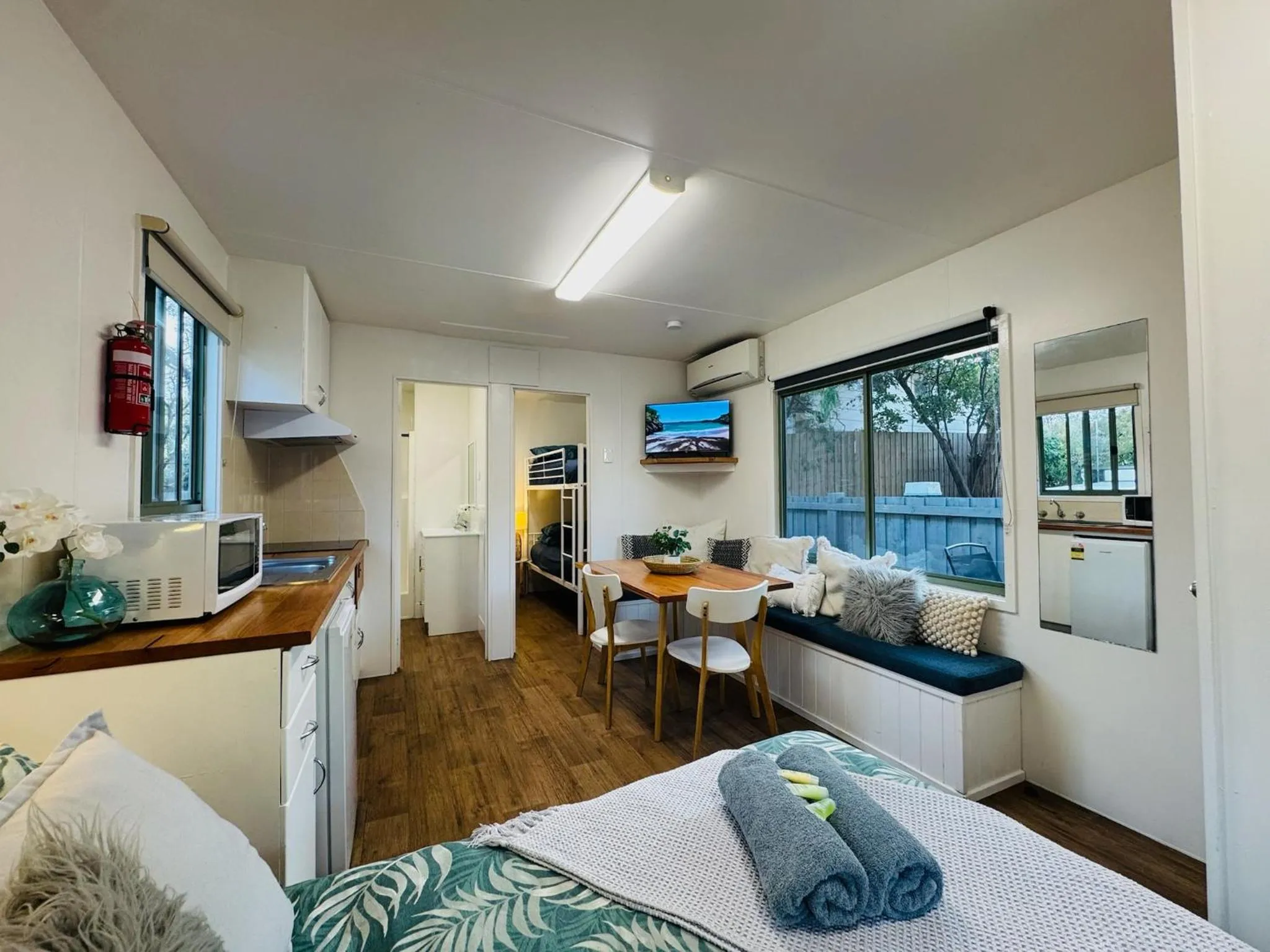 Bed in Kanasta Caravan Park