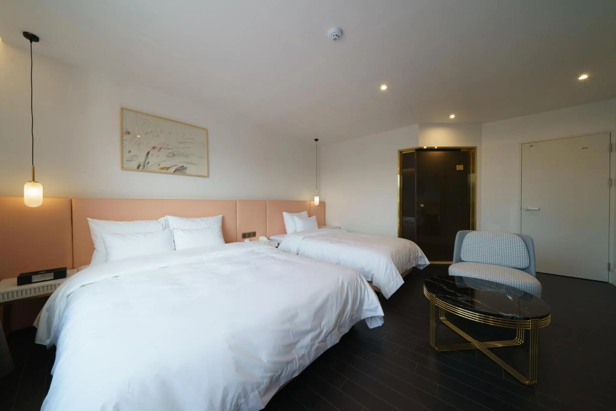 Bedroom, Bed in Busan H Avenue Jeonggwan Branch