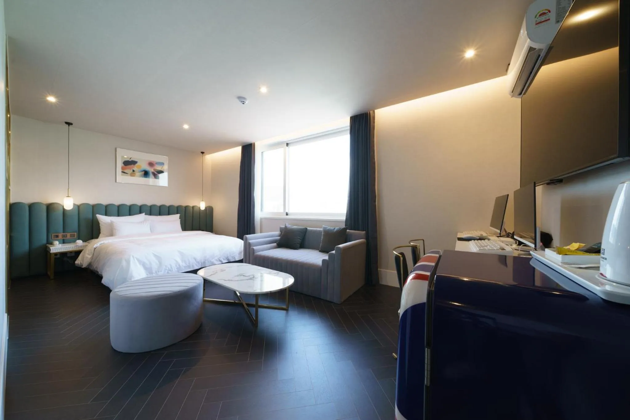 Bedroom, Bed in Busan H Avenue Jeonggwan Branch