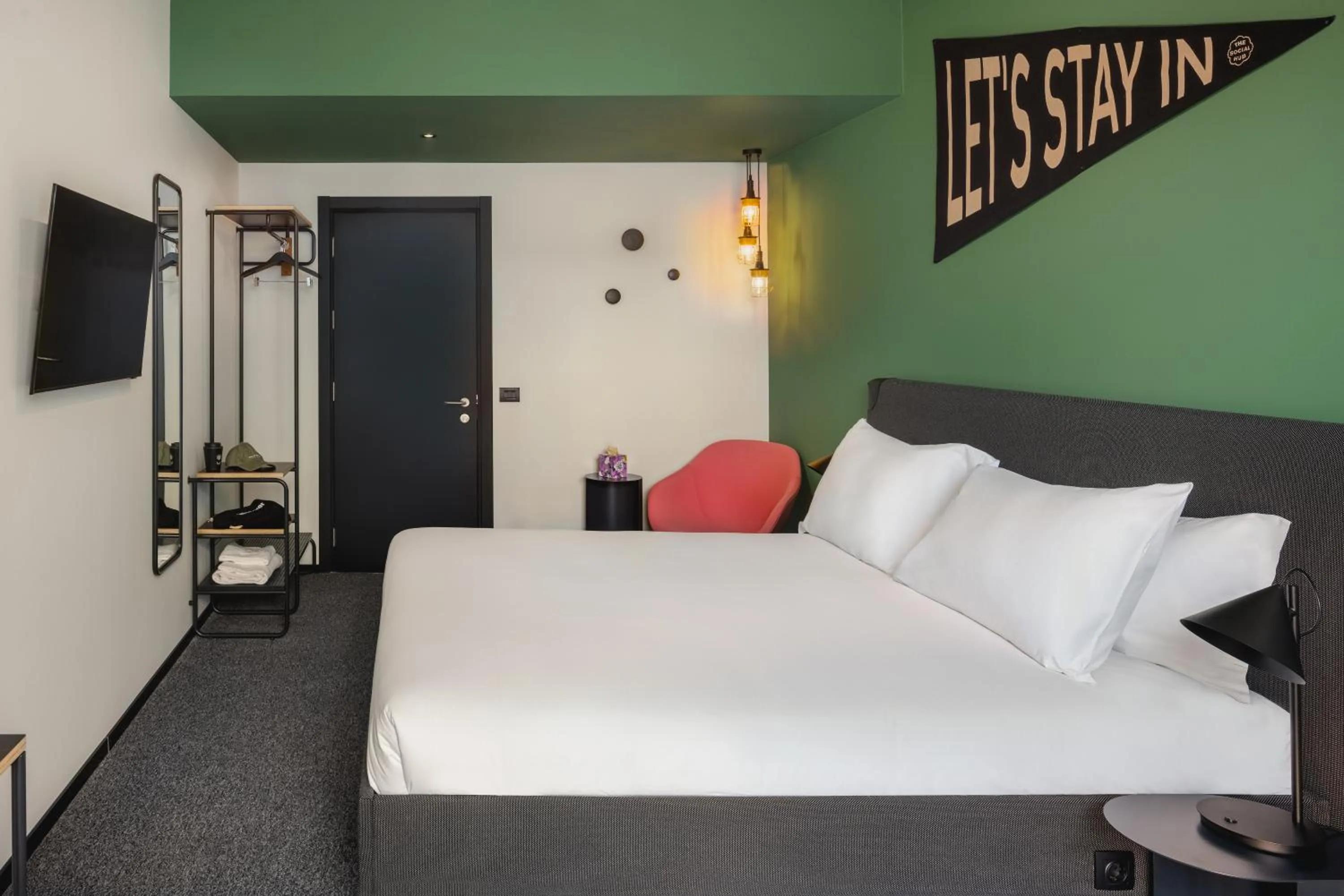 Bedroom, Bed in The Social Hub Florence Belfiore