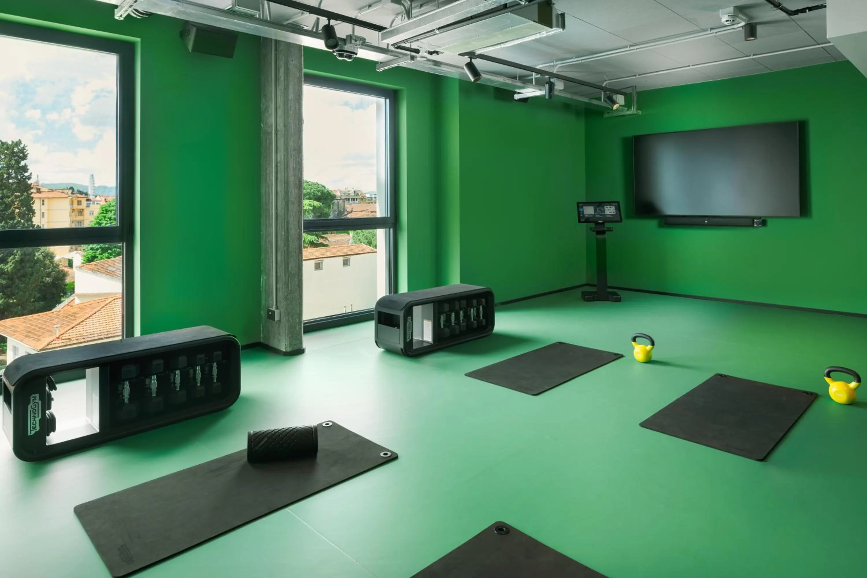 Fitness centre/facilities in The Social Hub Florence Belfiore