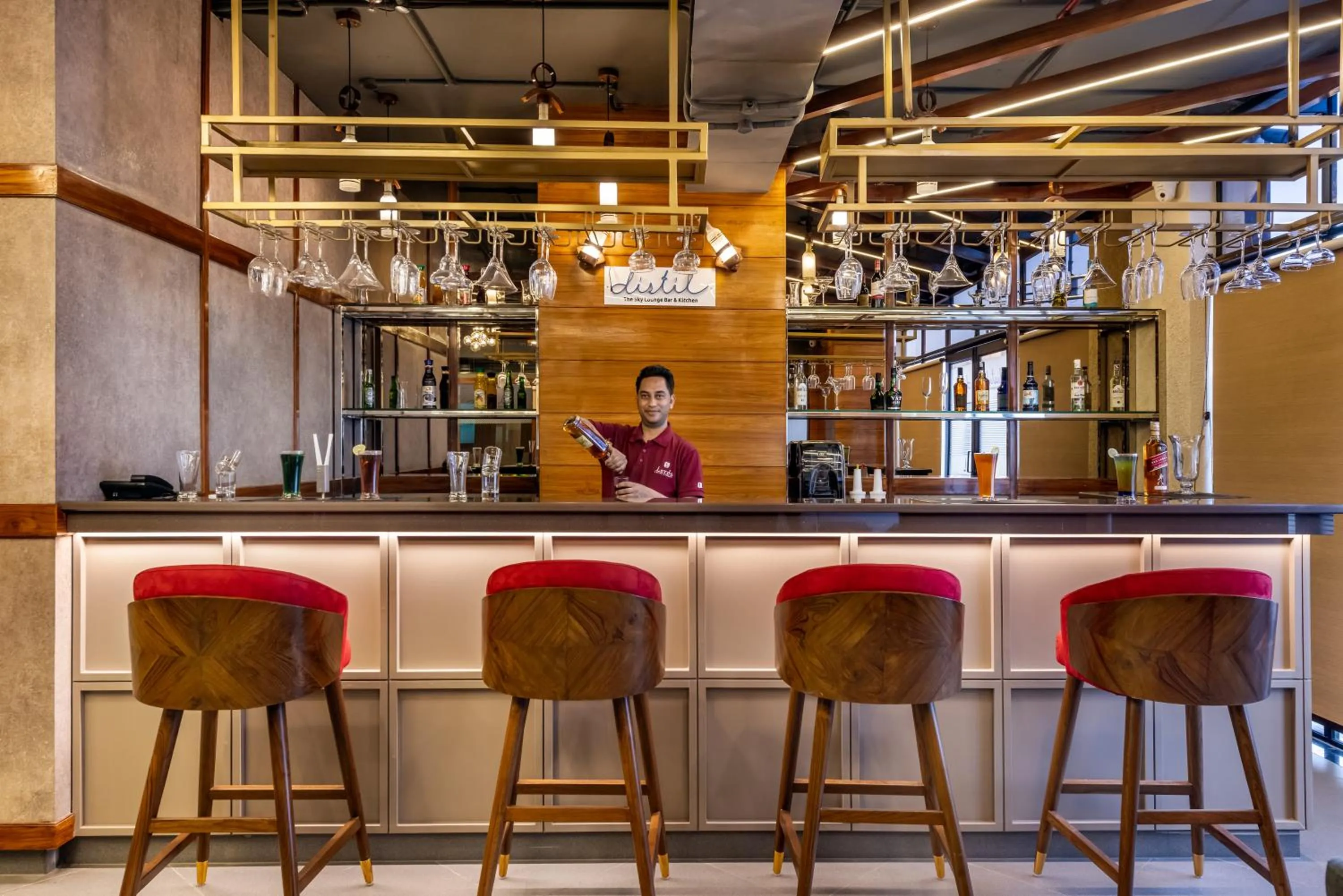 Lounge or bar in Lords Eco Inn Dera Bassi