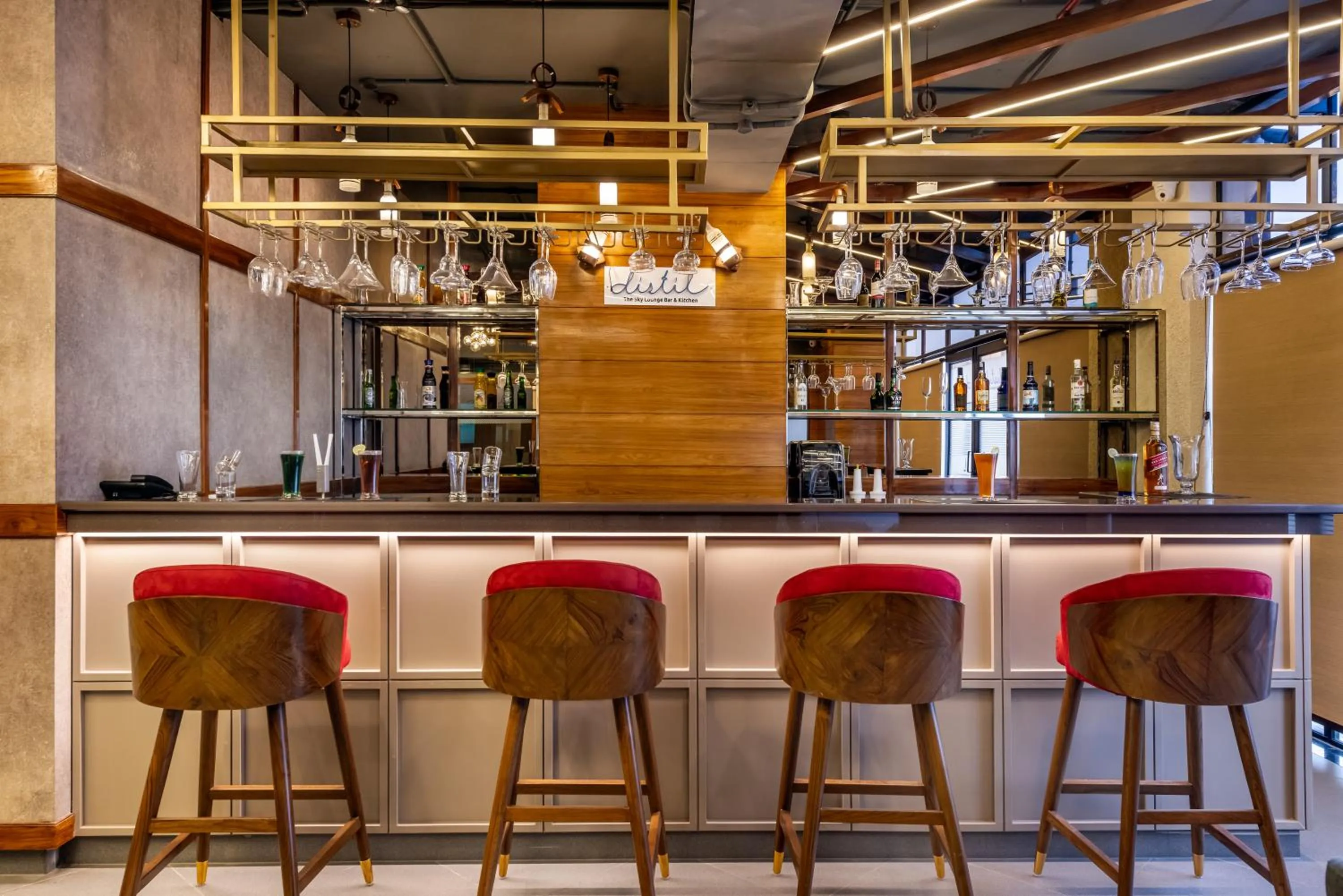 Lounge or bar in Lords Eco Inn Dera Bassi