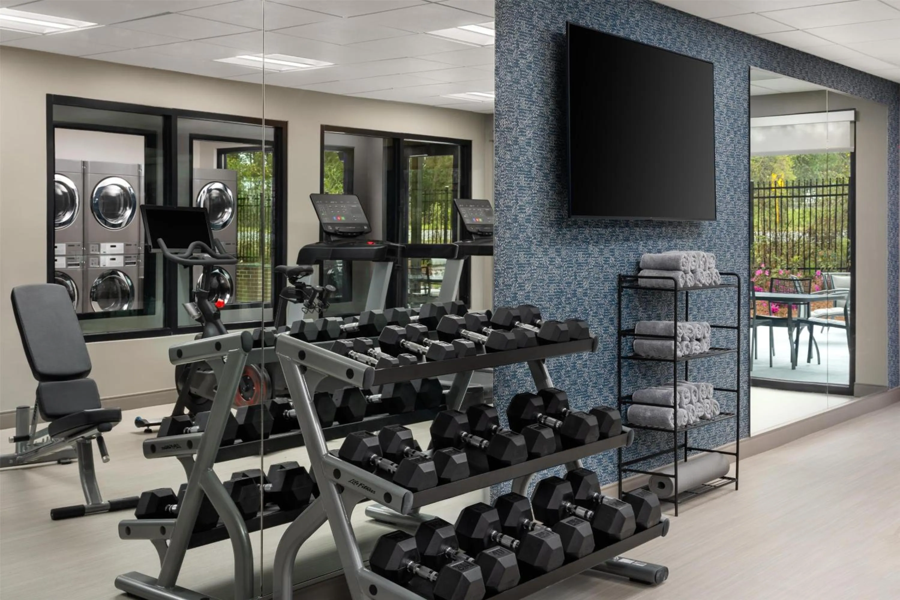 Fitness centre/facilities in Hyatt Studios Mobile/Tillmans Corner