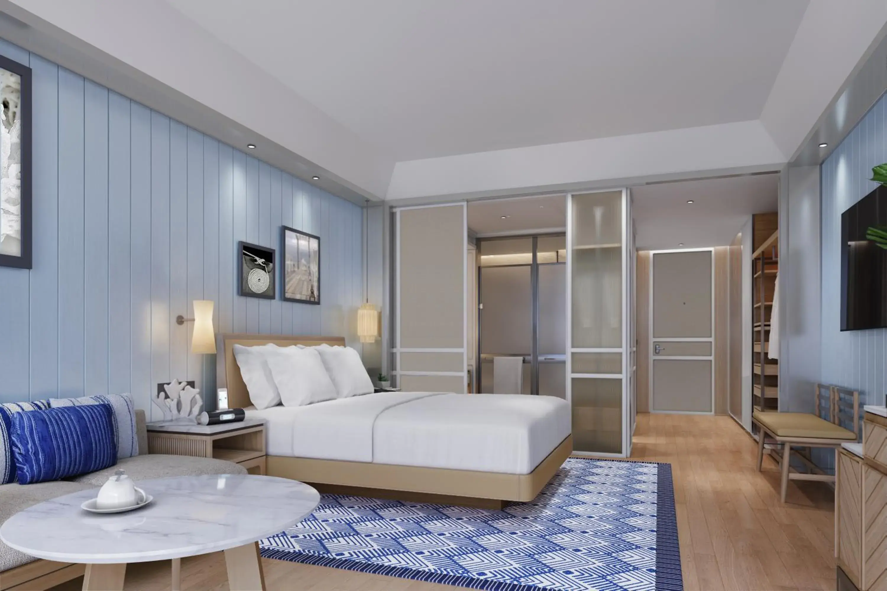 Deluxe Double Room with courtyard in Hyatt Centric Ocean Front Xiamen Deluxe Double Room with courtyard in Hyatt Centric Ocean Front Xiamen