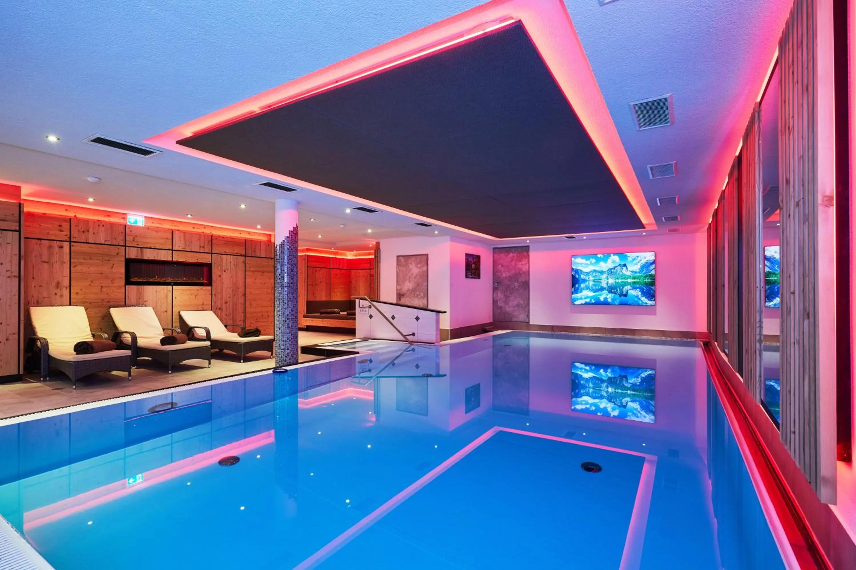 Pool view in Ruperti - Gästehaus