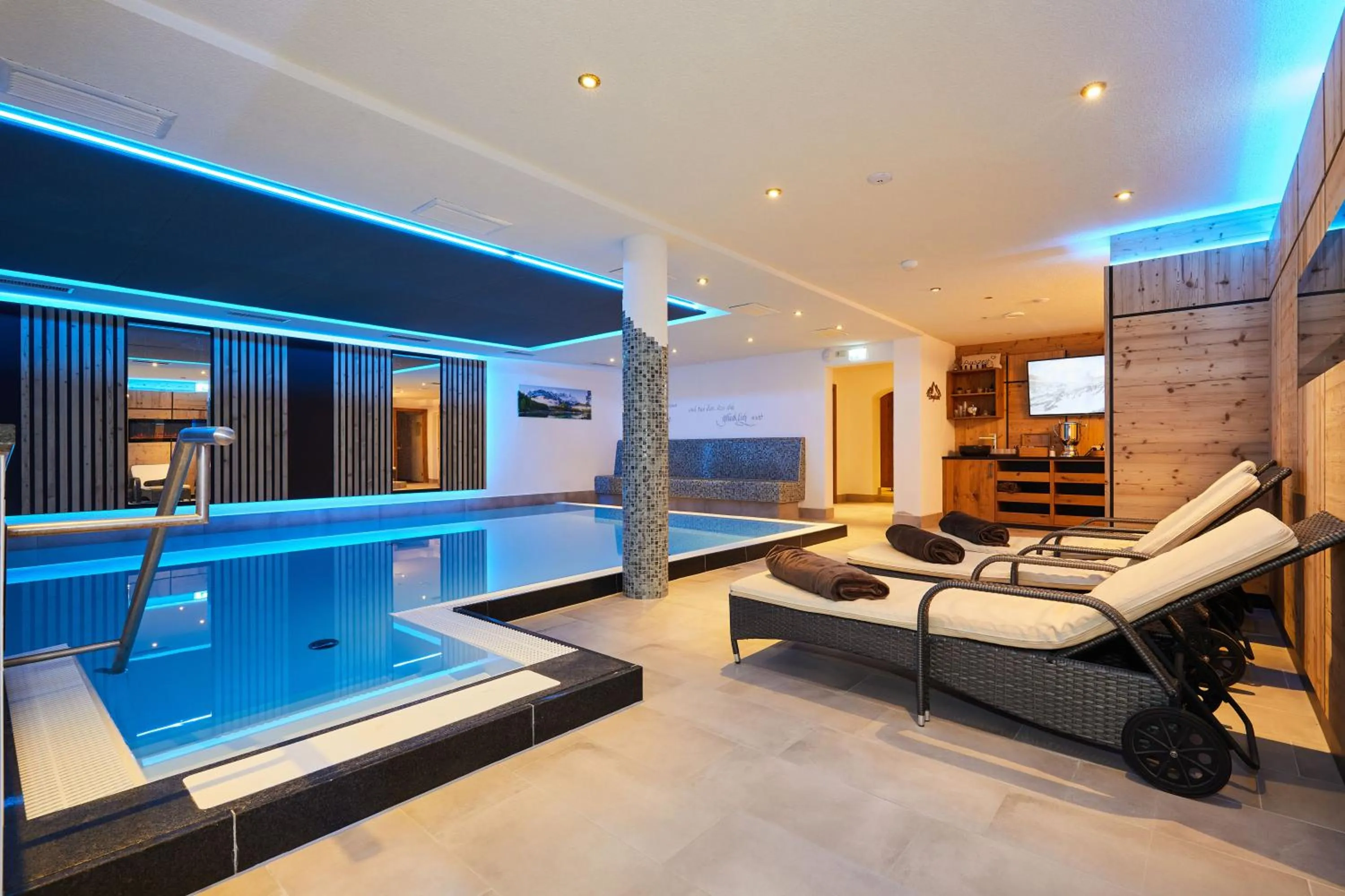 Pool view in Ruperti - Gästehaus