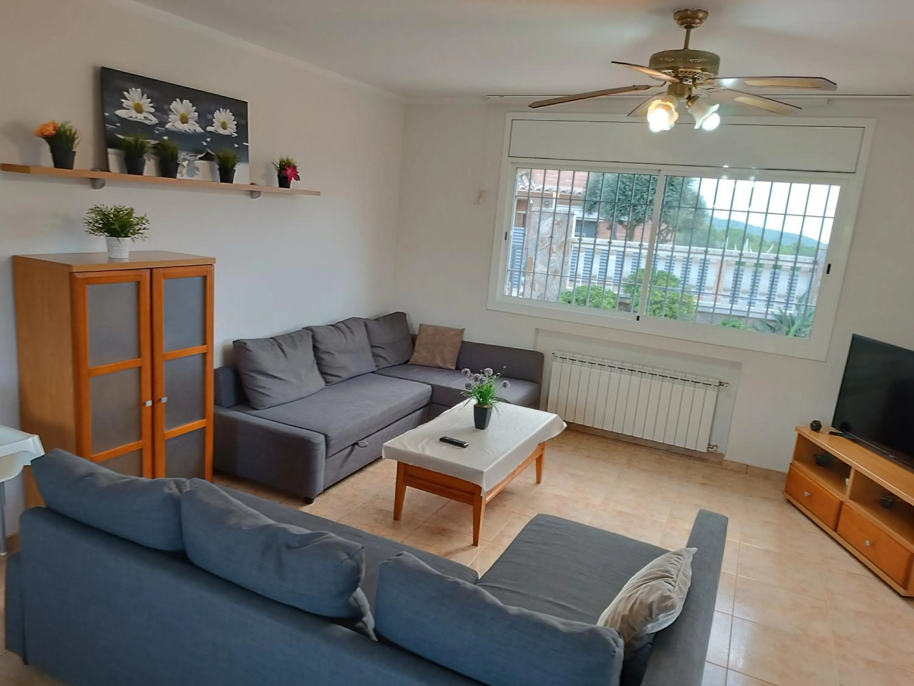 Living room in Villa Galicia