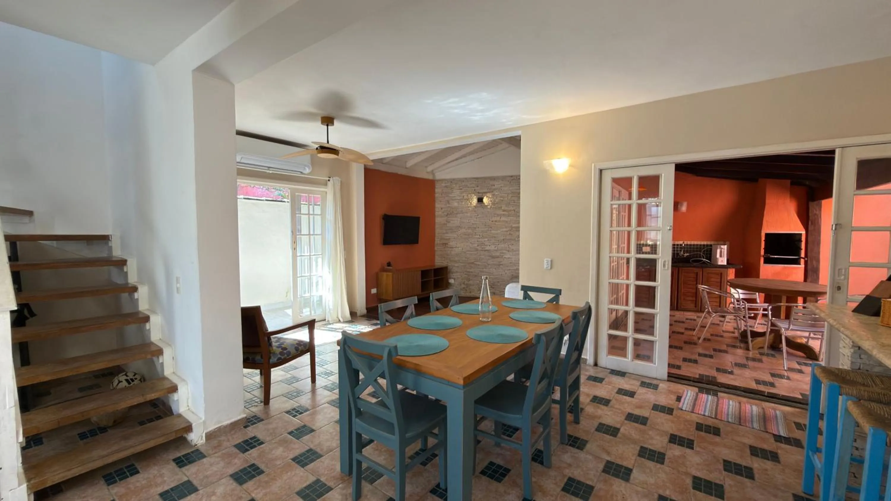 Living room in Pousada Pantai Maresias