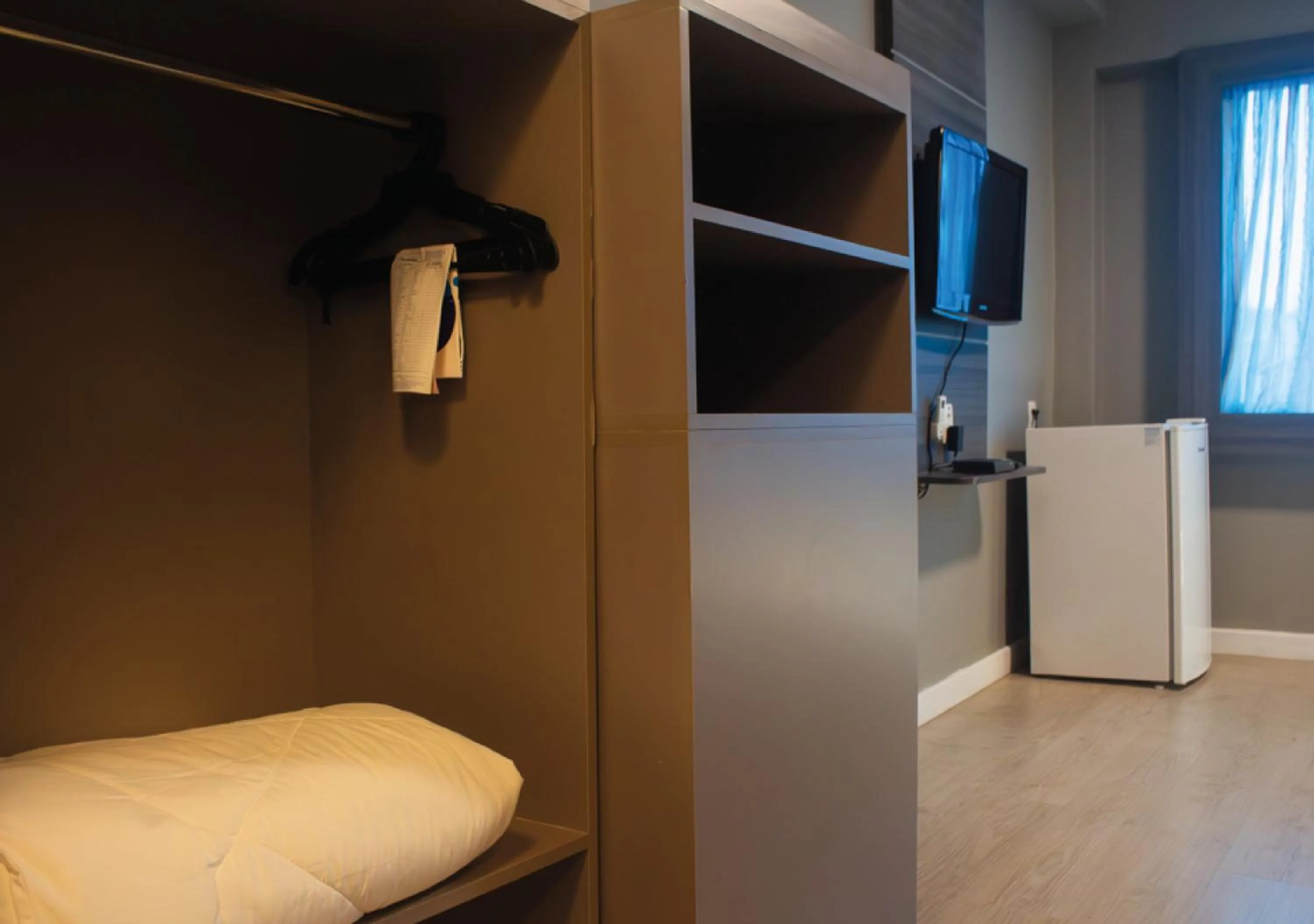 Bedroom, Bed in Master Express Dom Pedro II - próximo ao Consulado Americano e Aeroporto