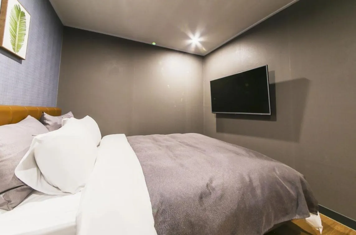 Bed in Hotel Browndot Myeongseo Convention