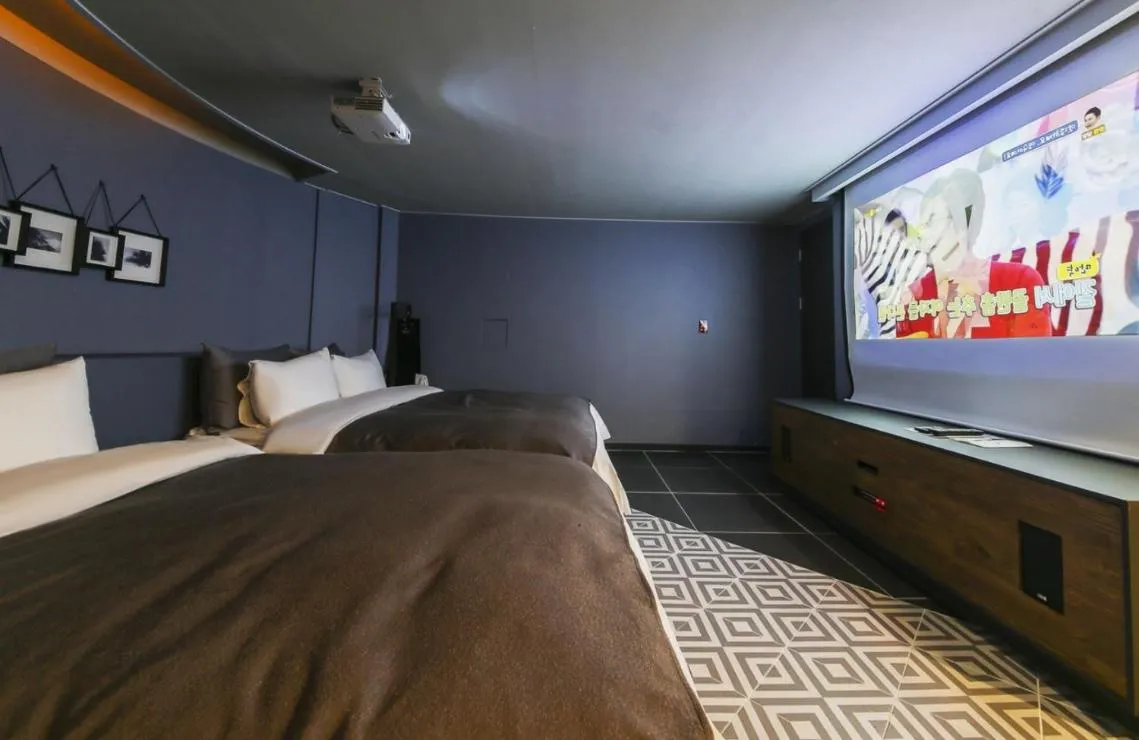 Bed in Hotel Browndot Myeongseo Convention