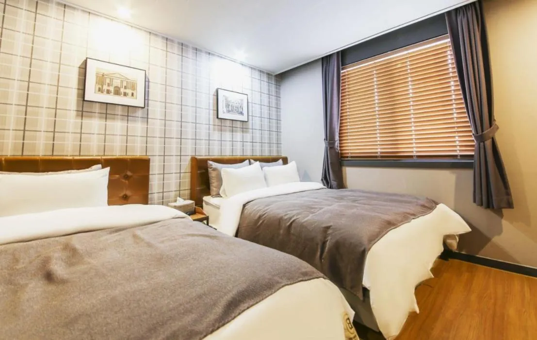 Bed in Hotel Browndot Myeongseo Convention