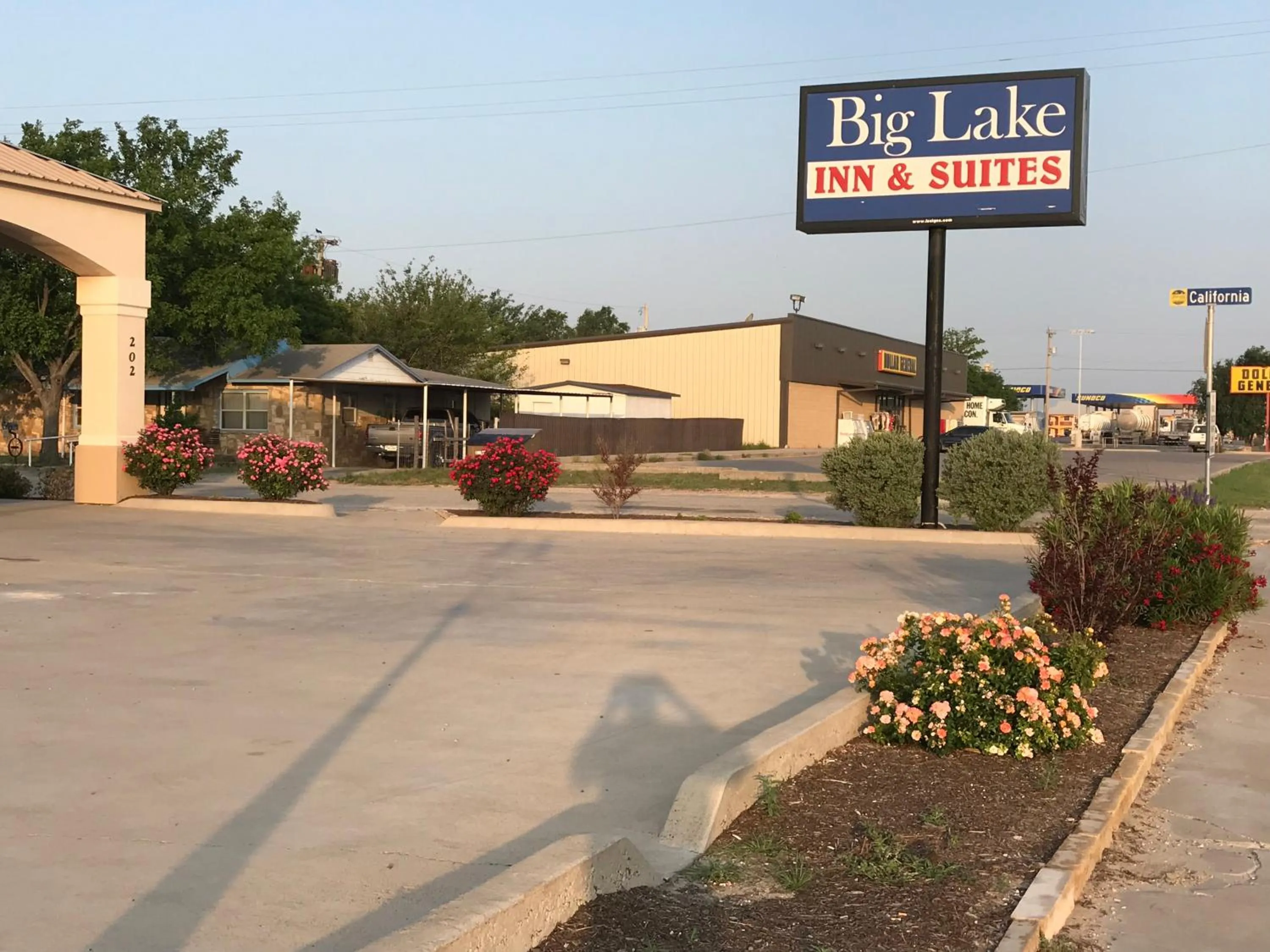 Property logo or sign in Big Lake Inn and Suites