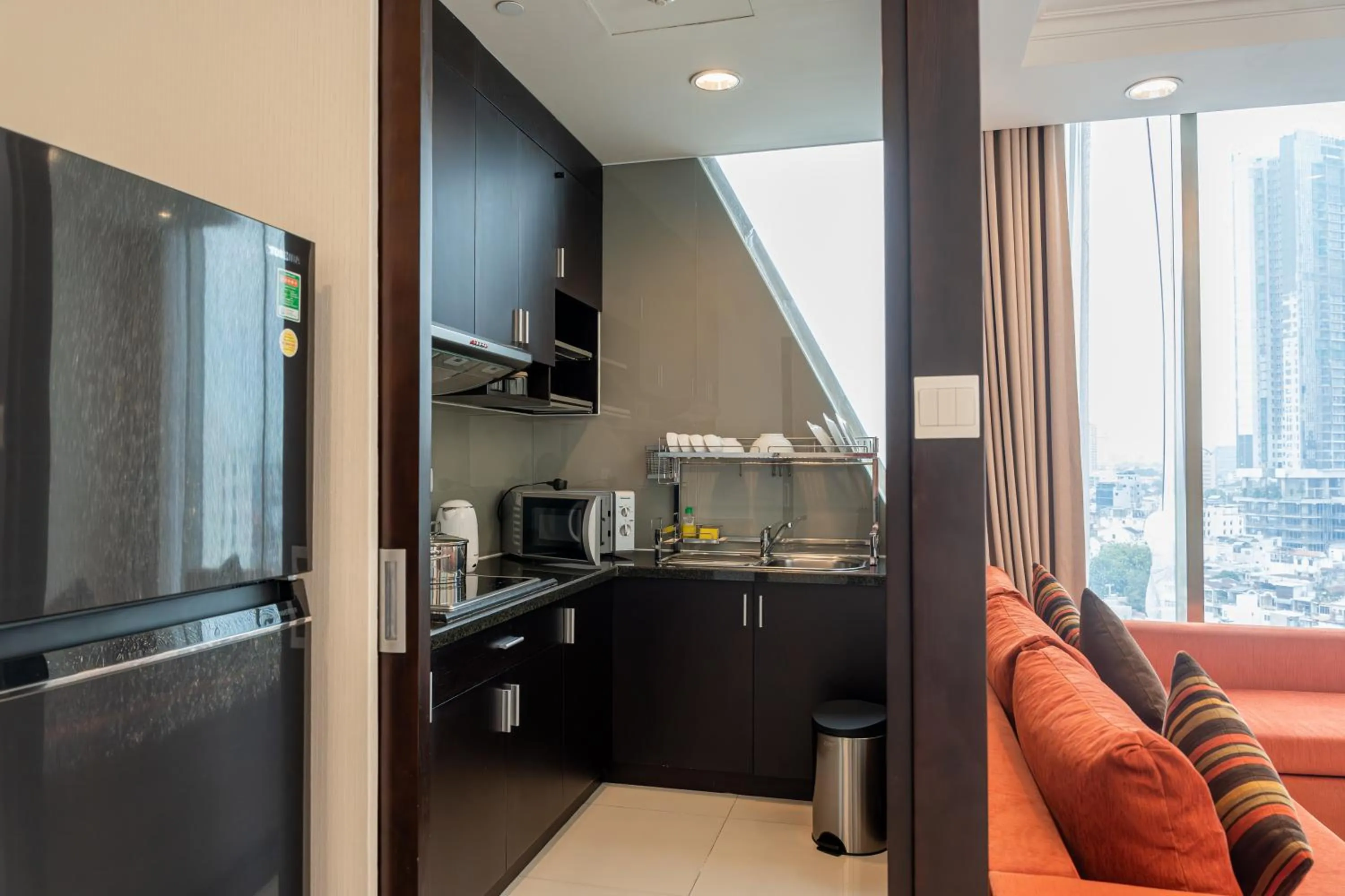 Kitchen or kitchenette in Mayfair Suites