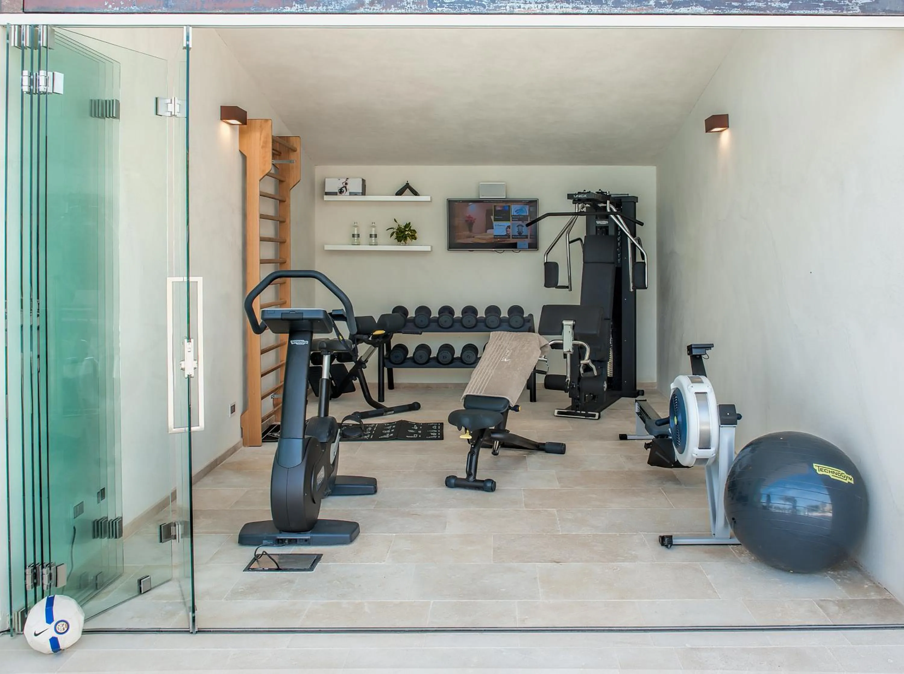 Fitness centre/facilities in Masseria Della Volpe