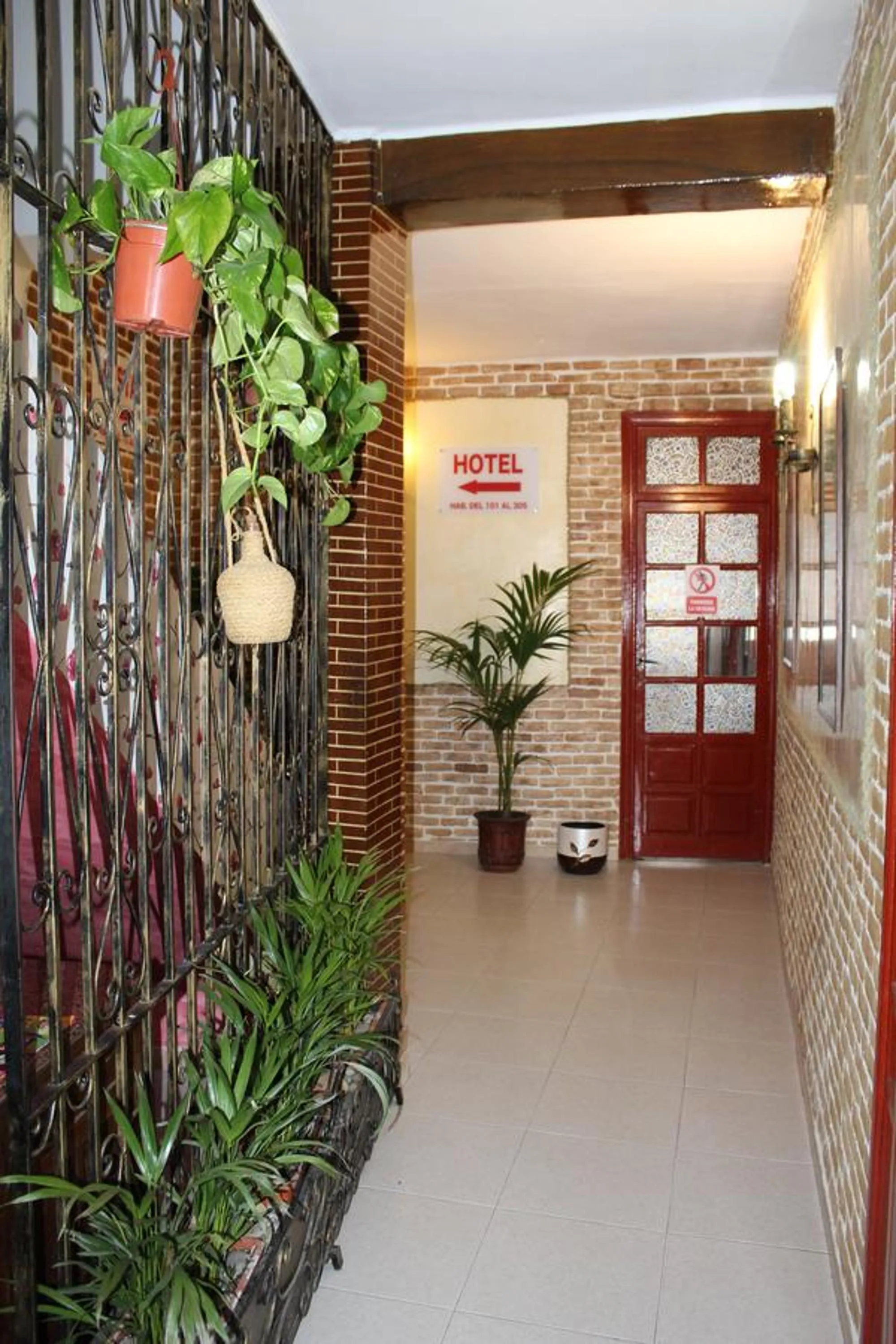 Lobby or reception in Hotel Doña Carmen