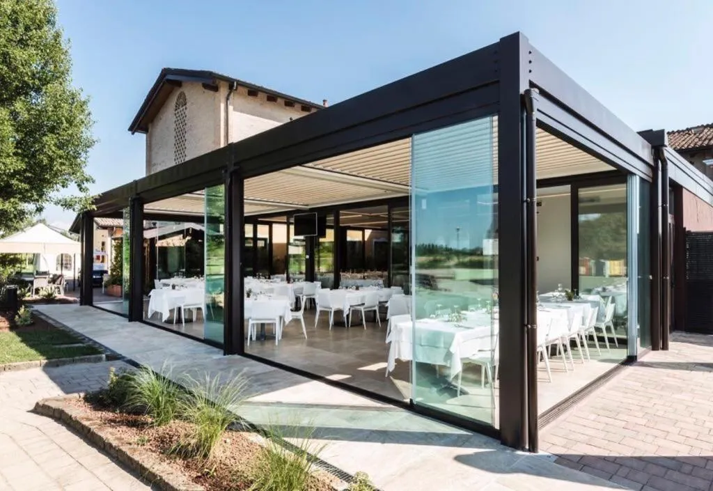 Garden view in Hotel del Rio Srl - RISTORANTE e Azienda agricola