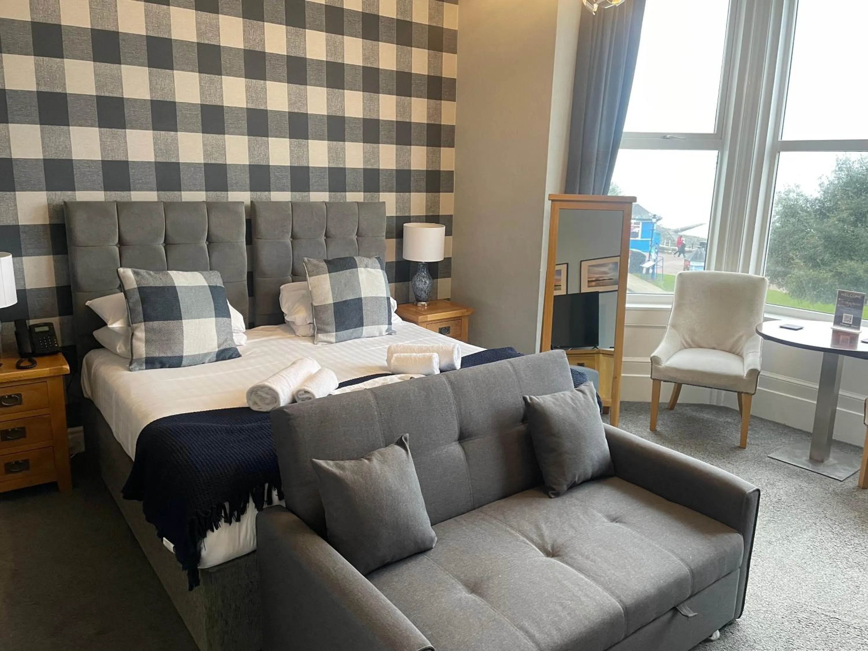 Bed in The Wildings Hotel & Tudno's Restaurant