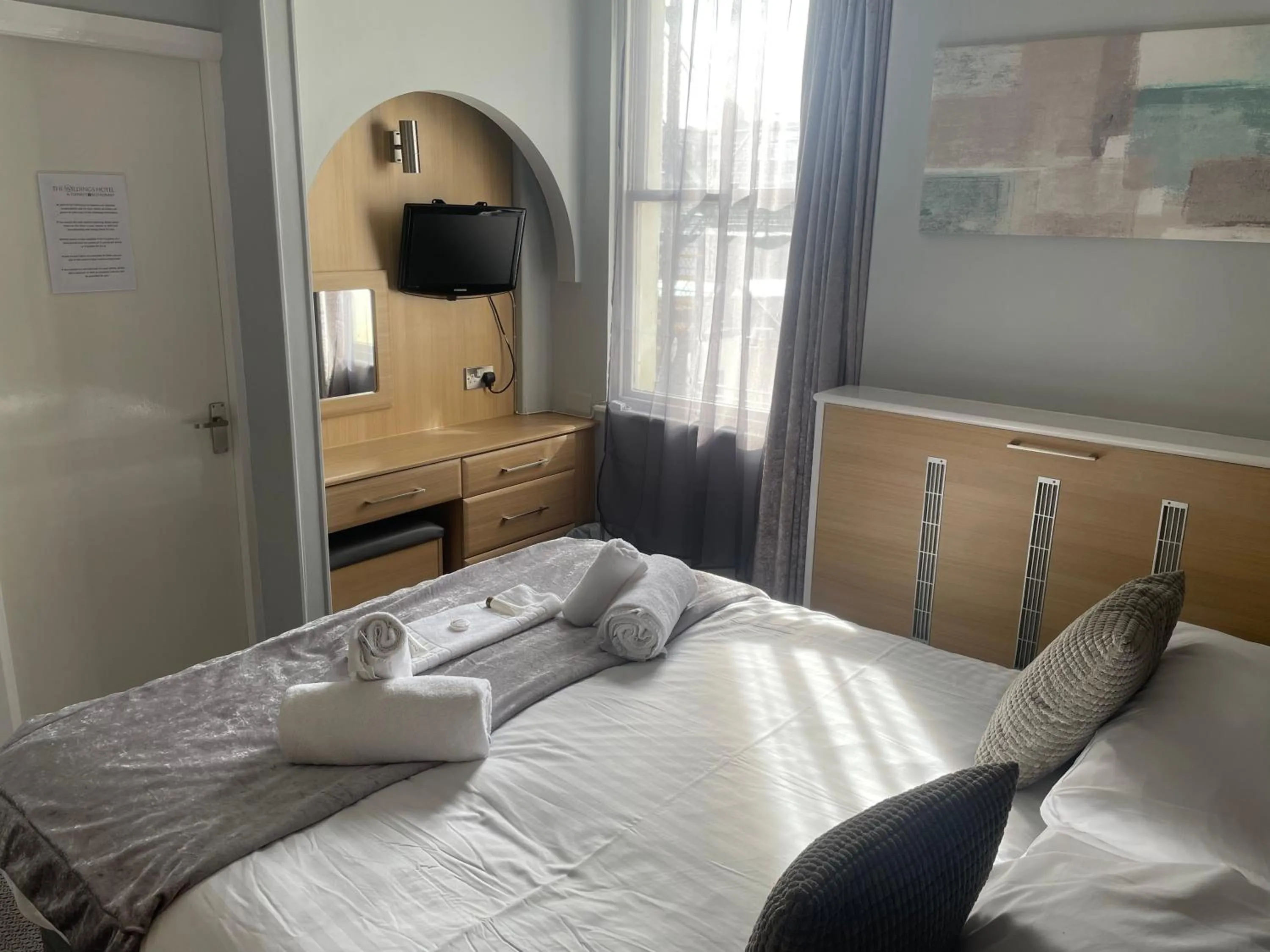 Bed in The Wildings Hotel & Tudno's Restaurant