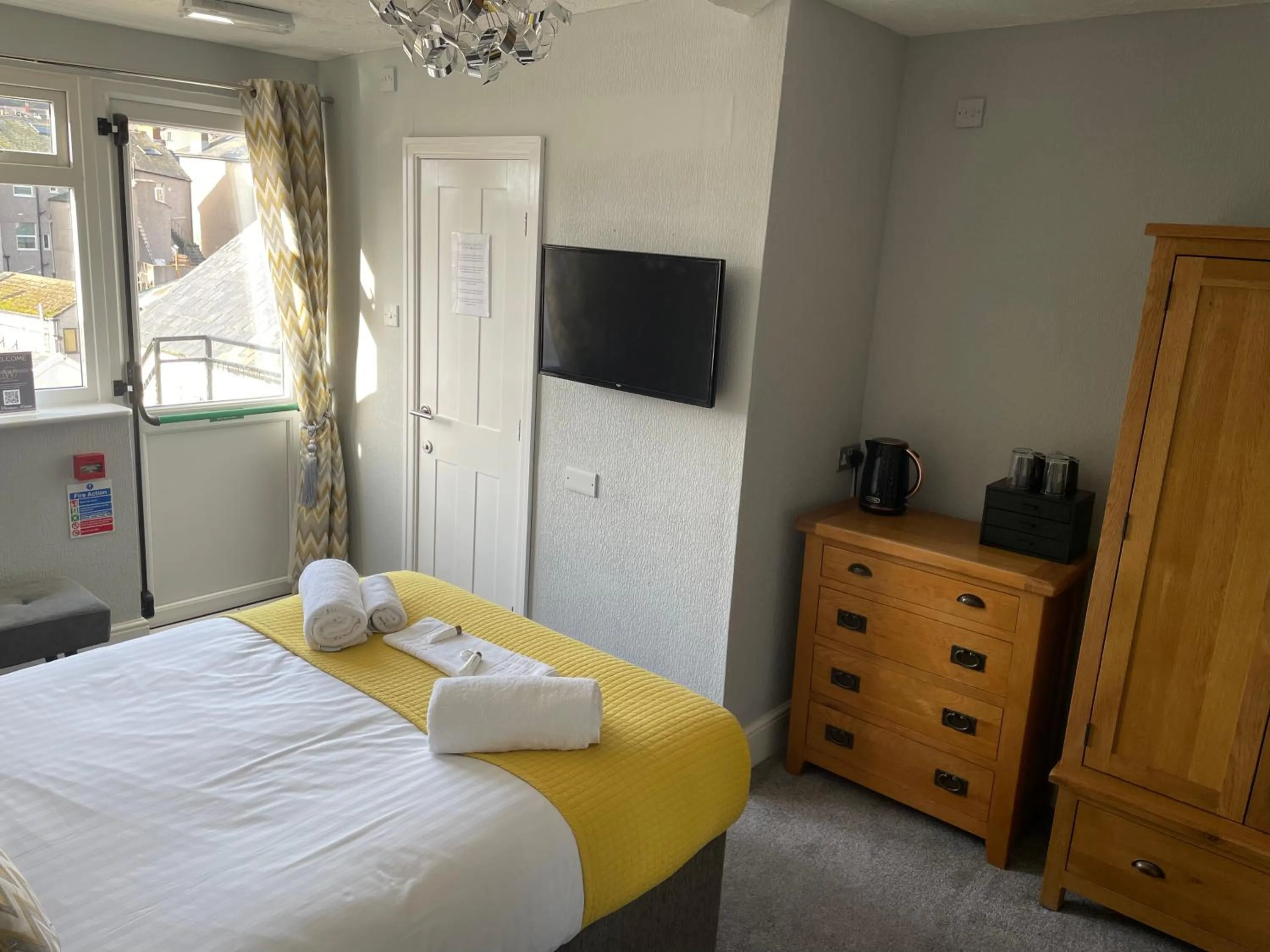 Bed in The Wildings Hotel & Tudno's Restaurant